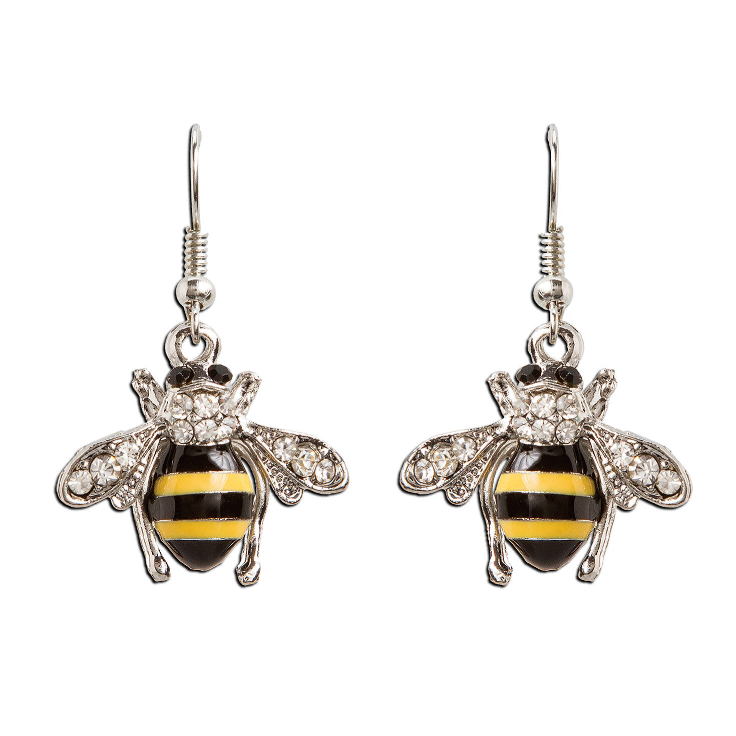 Rain Jewelry Crystal and Glass Bee Earrings