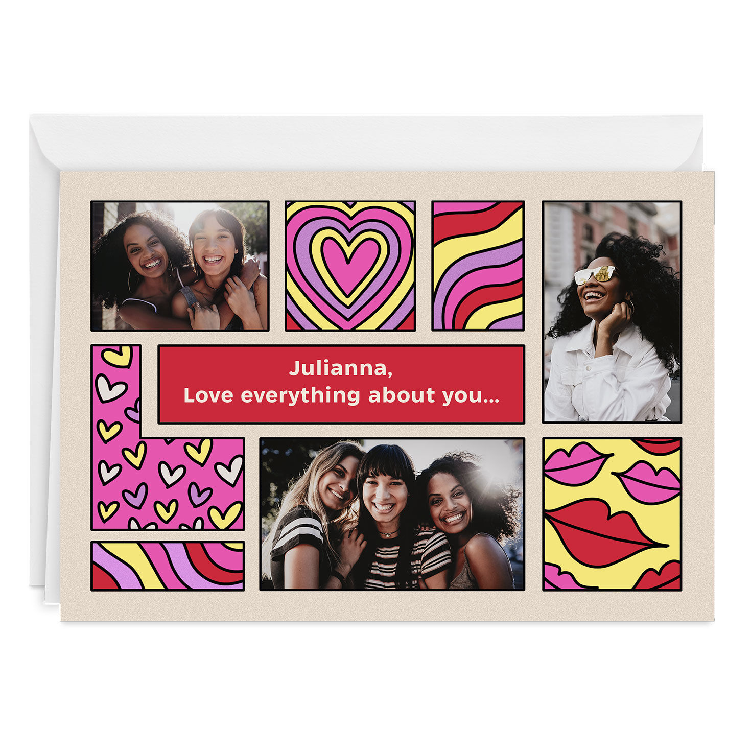 3623-personalized-fun-designs-photo-collage-love-photo-card-1.jpg Personalized Fun Designs Photo Collage Love Photo Card
