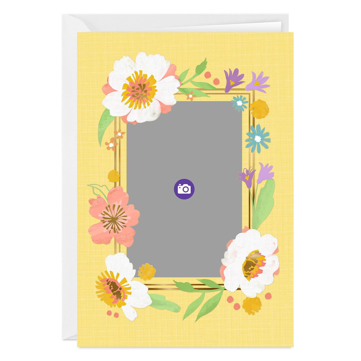 3646-personalized-wildflowers-frame-photo-card-3.jpg Personalized Wildflowers Frame Photo Card