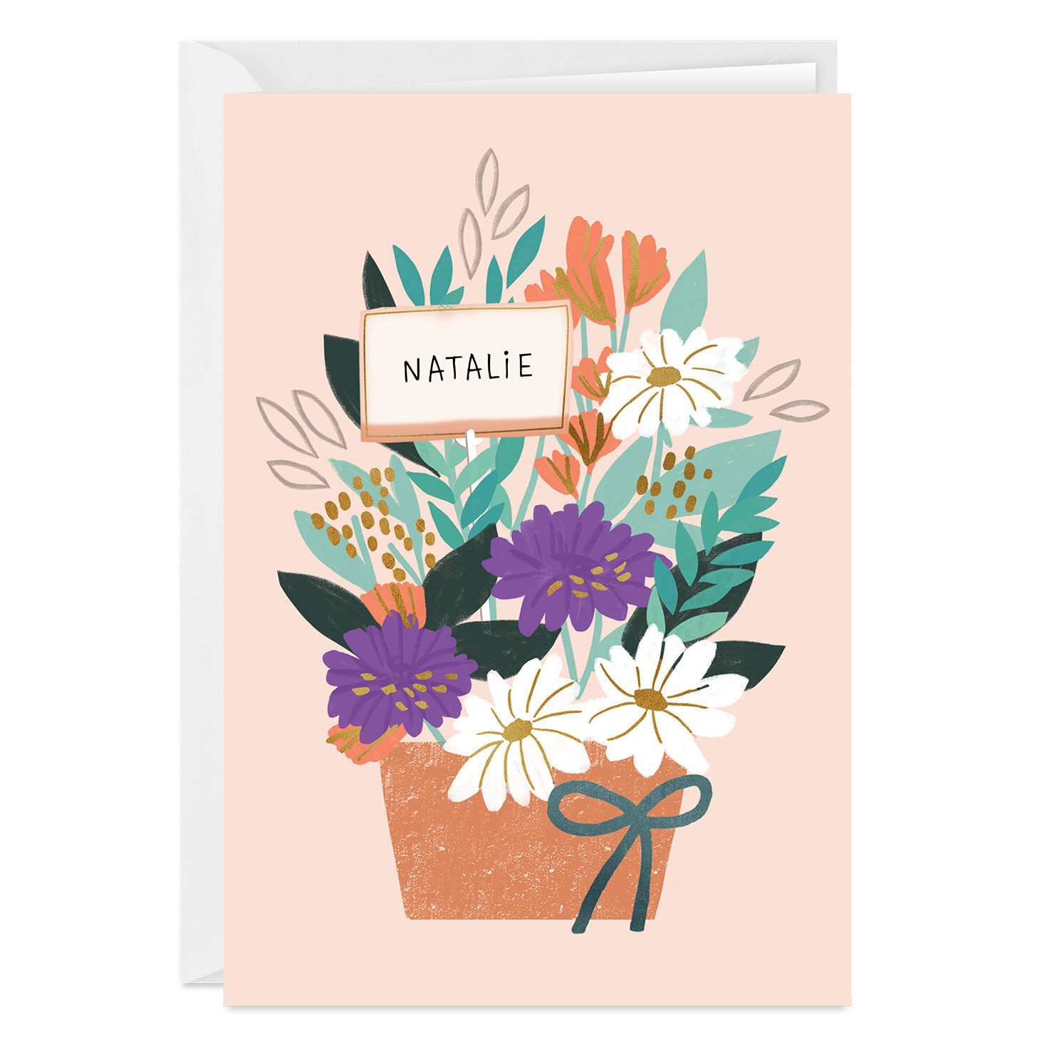 3701-personalized-flower-bouquet-card-1.jpg Personalized Flower Bouquet Card
