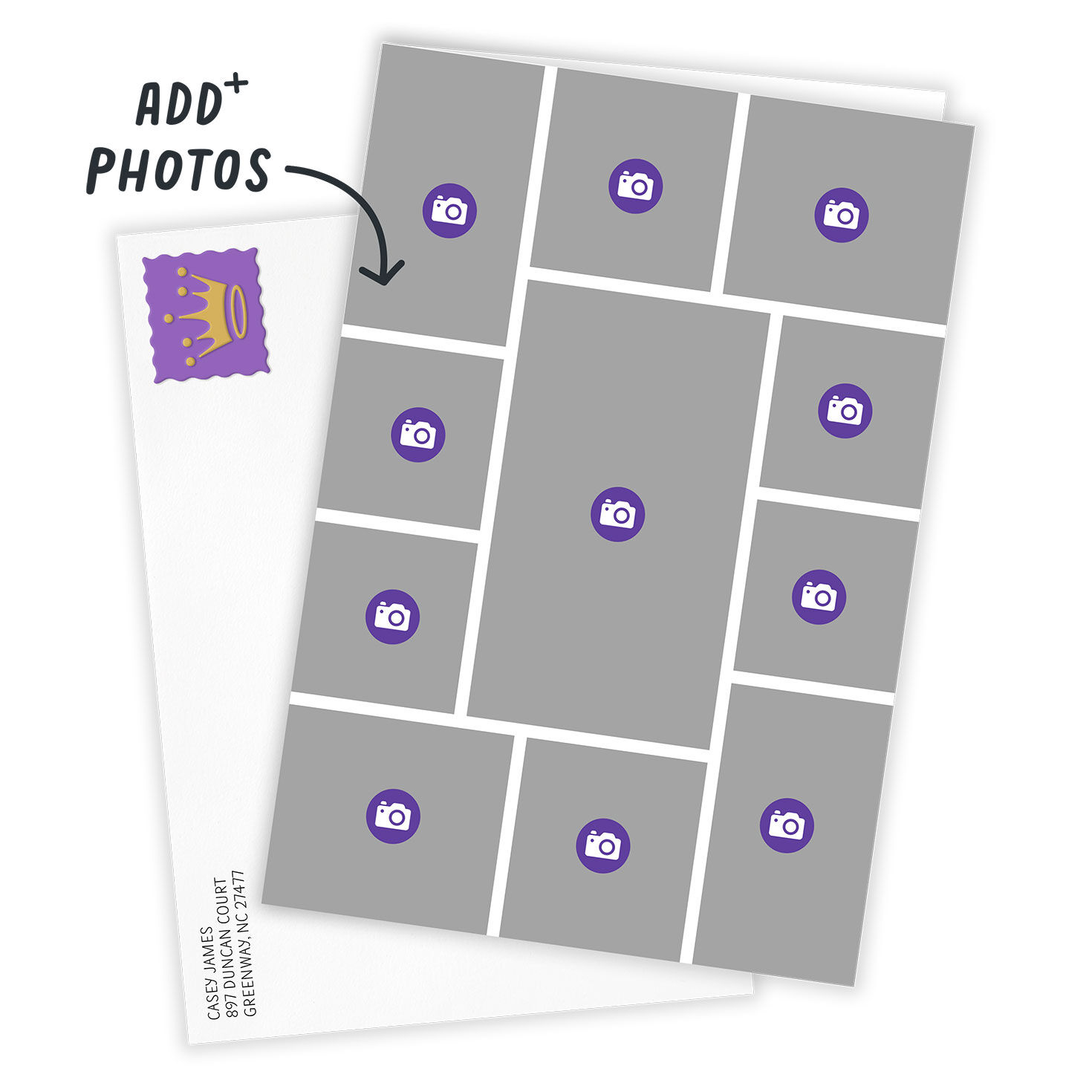 3824-create-your-own-11-photo-collage-custom-card-2.jpg Create Your Own 11-Photo Collage Custom Card