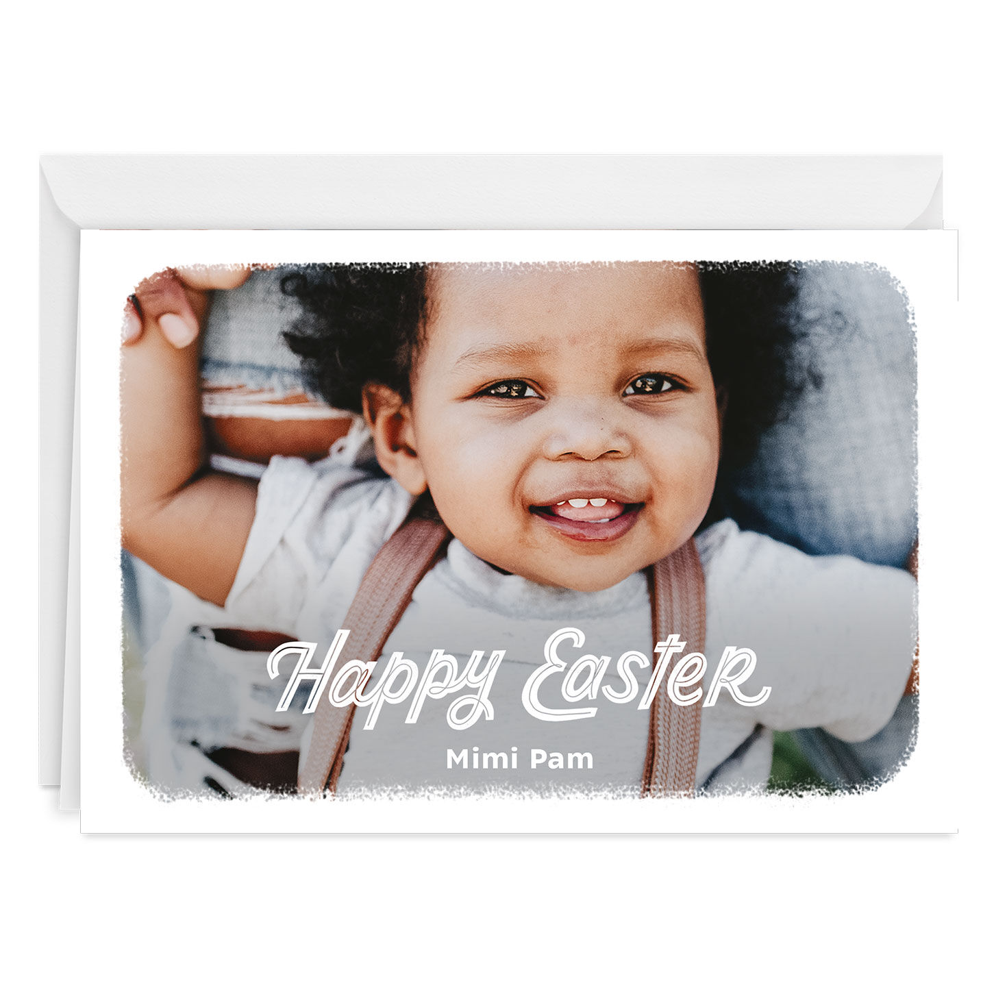 3850-white-frame-horizontal-custom-easter-card-1.jpg White Frame Horizontal Custom Easter Card