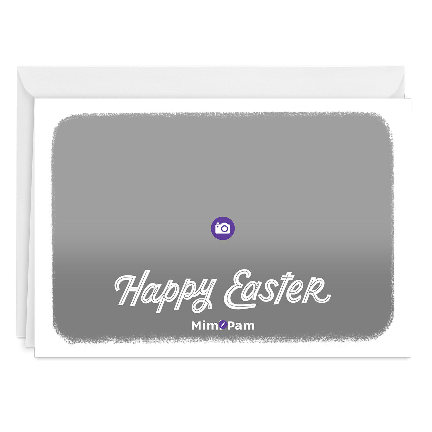 3850-white-frame-horizontal-custom-easter-card-3.jpg White Frame Horizontal Custom Easter Card