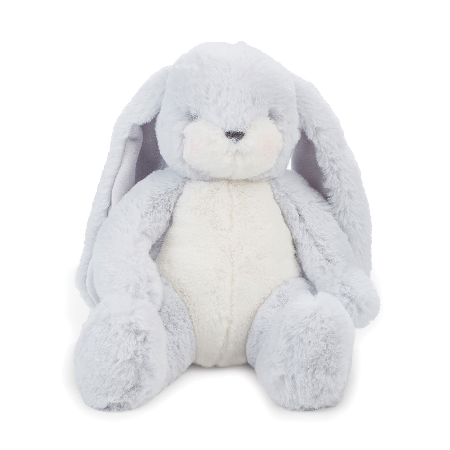 Bunnies by the Bay Little Nibble Gray Bunny Stuffed Animal, 12"