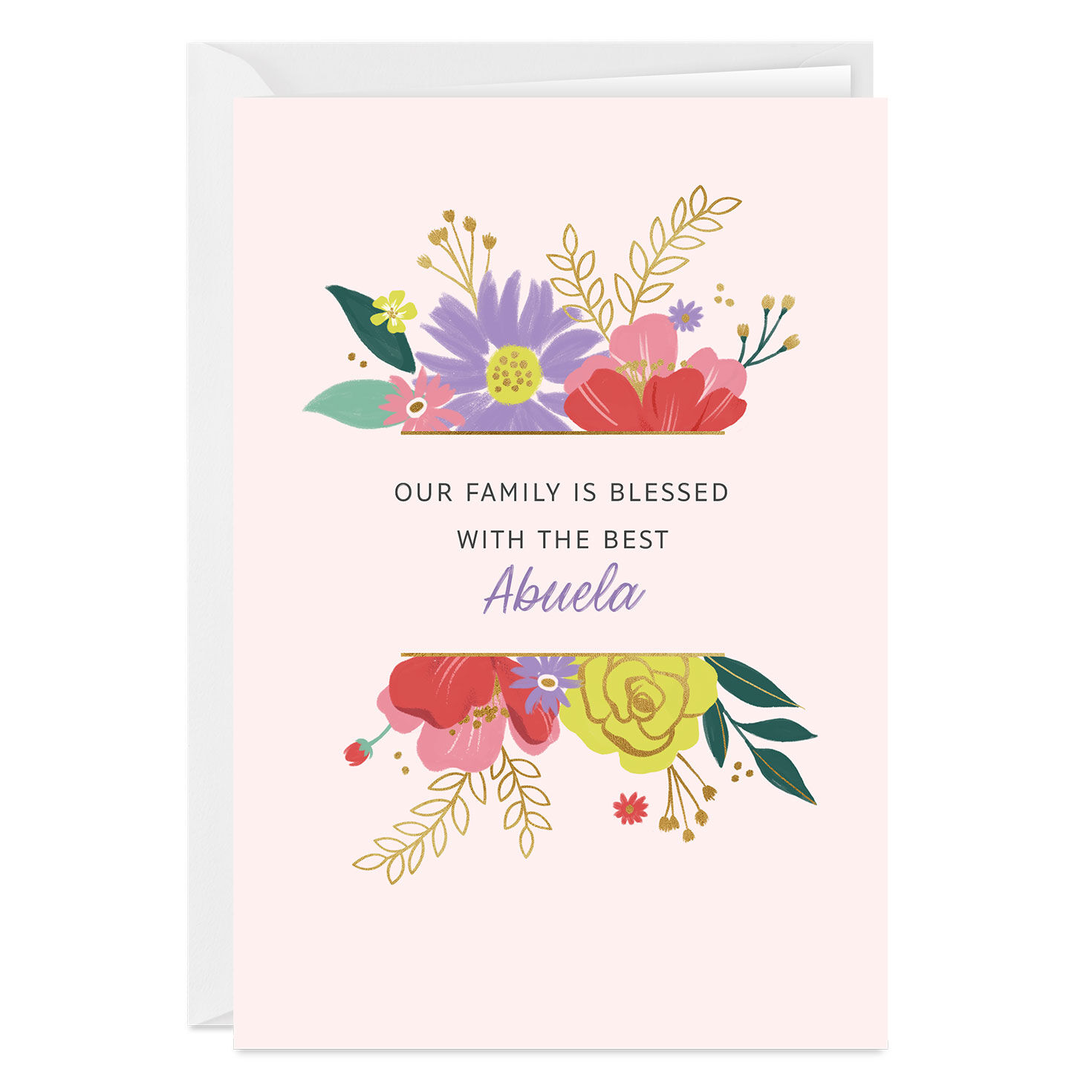 Our Blessed Family Custom Love Card for Her
