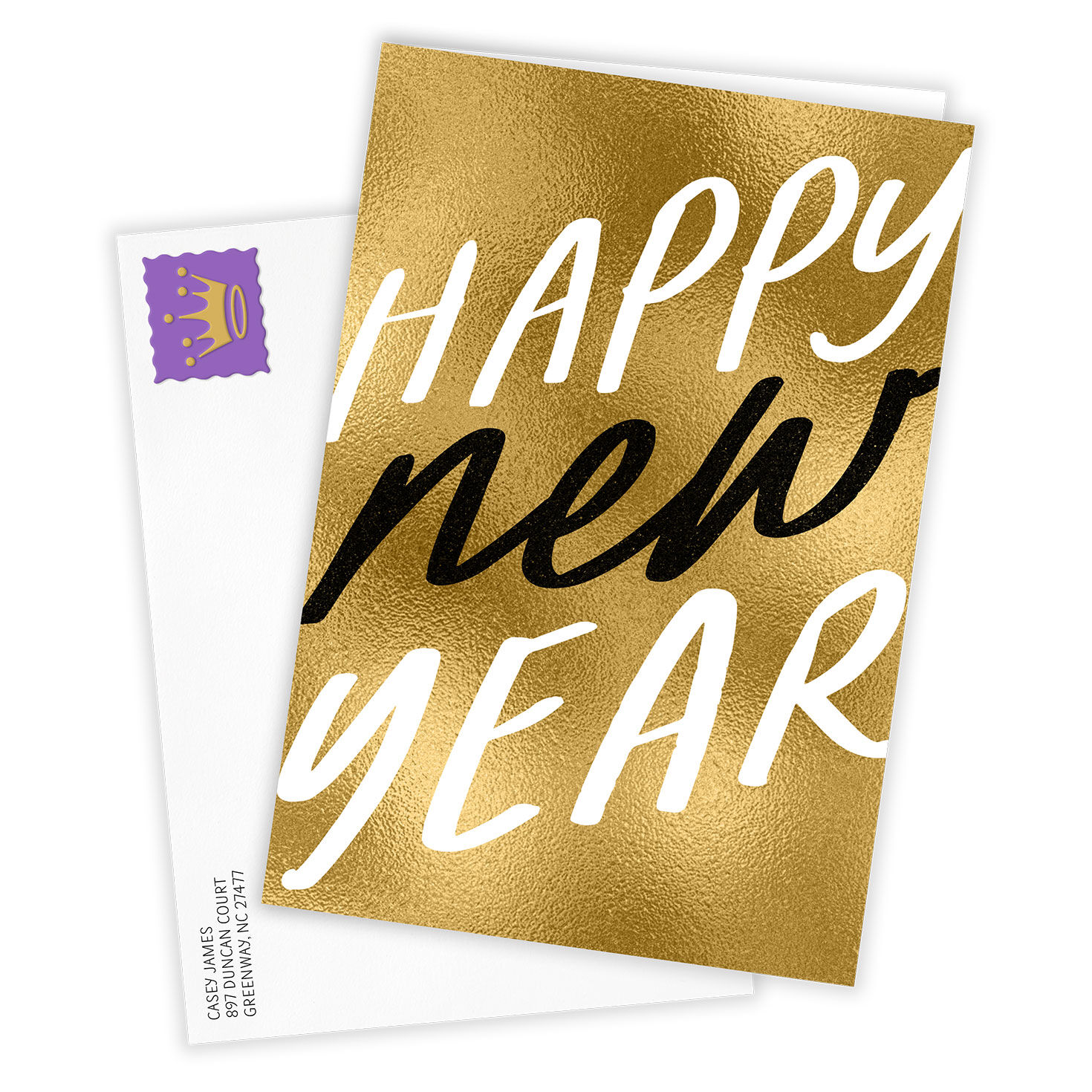 3995-bold-and-bright-custom-new-year-card-2.jpg Bold and Bright Custom New Year Card