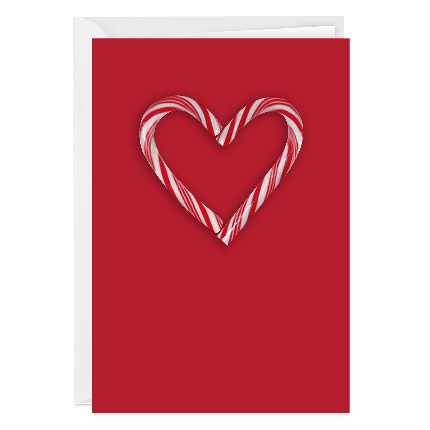 4009-candy-cane-heart-custom-holiday-card-1.jpg Candy Cane Heart Custom Holiday Card