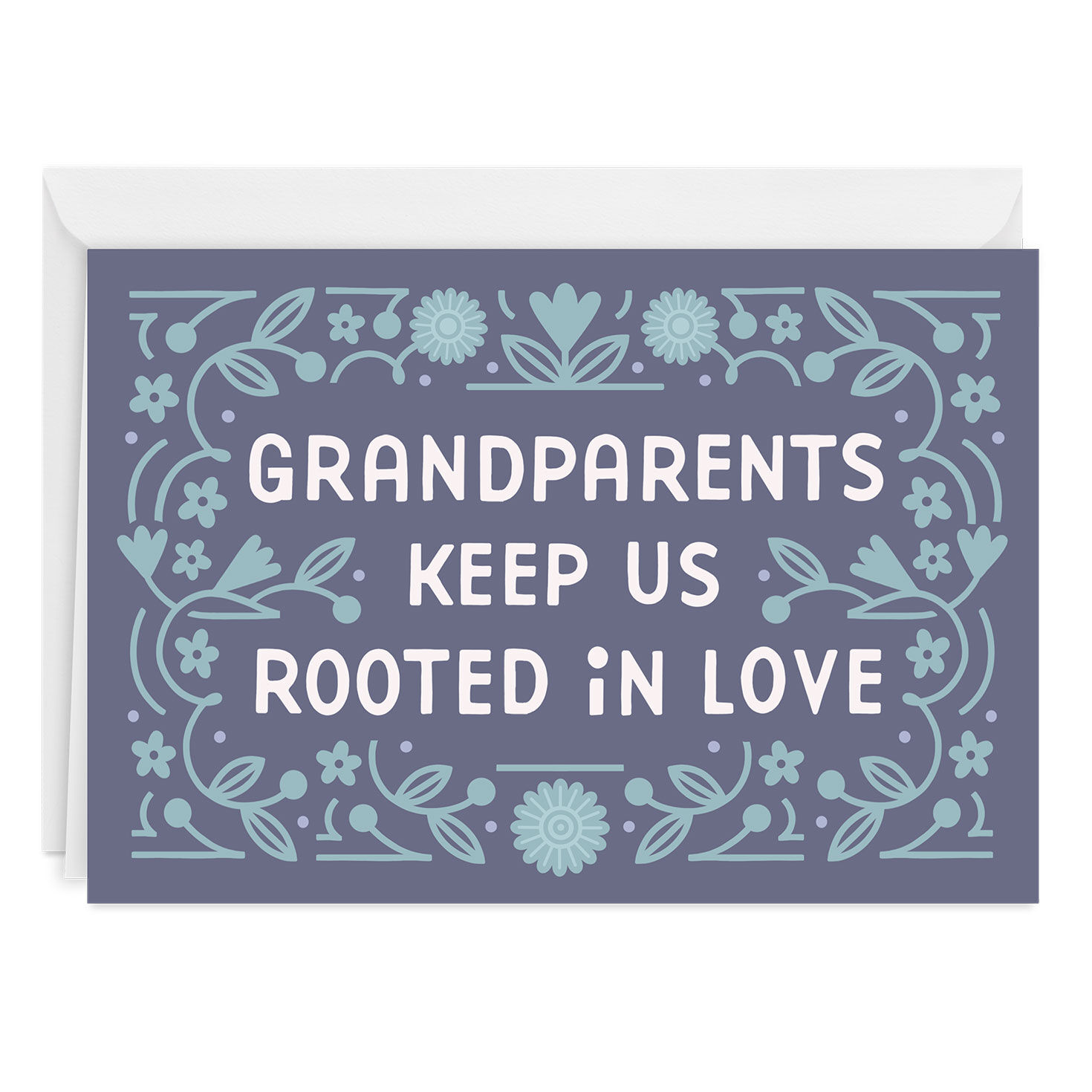 Grandparents Keep Us Rooted in Love Custom Card