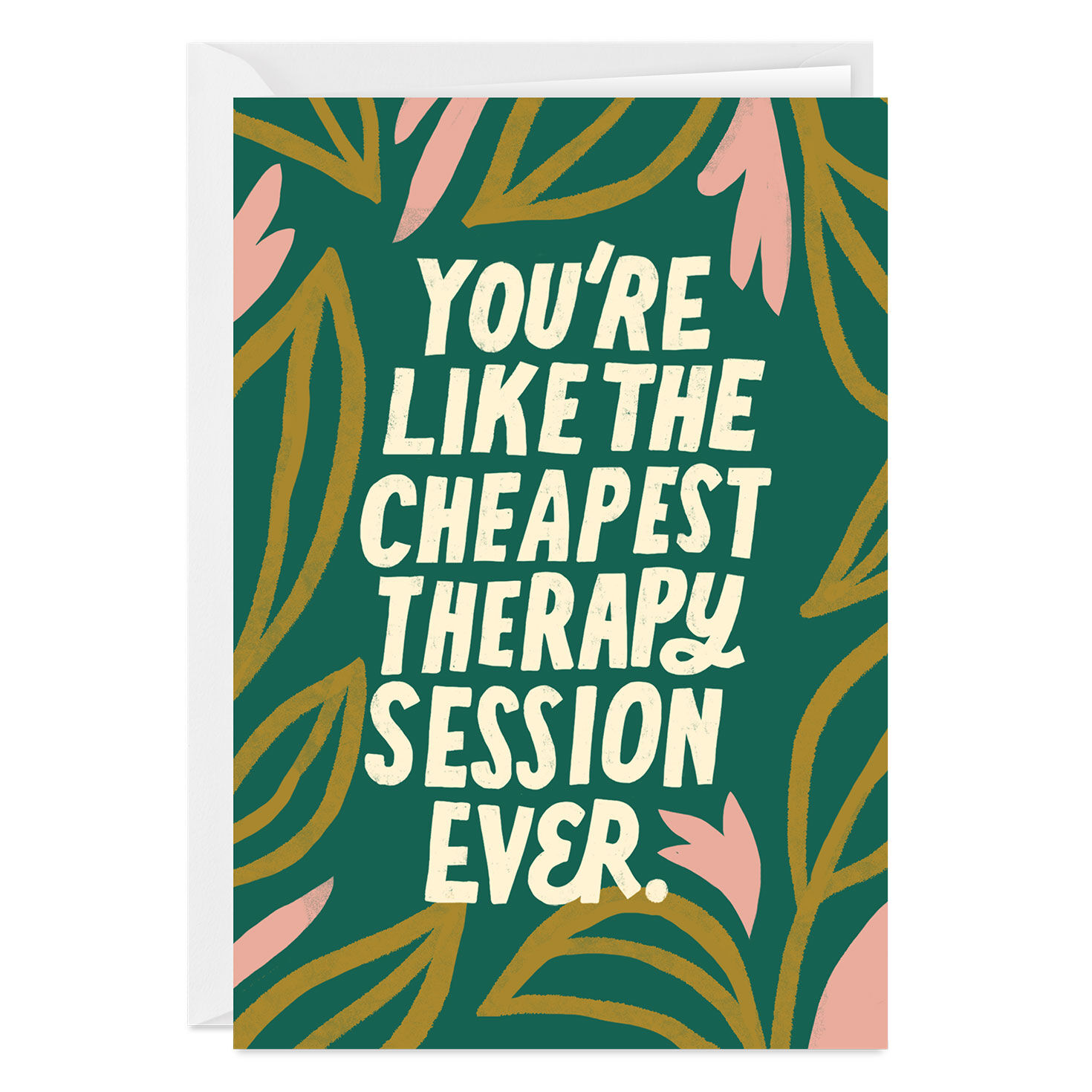 Thanks for the Cheap Therapy Funny Custom Card