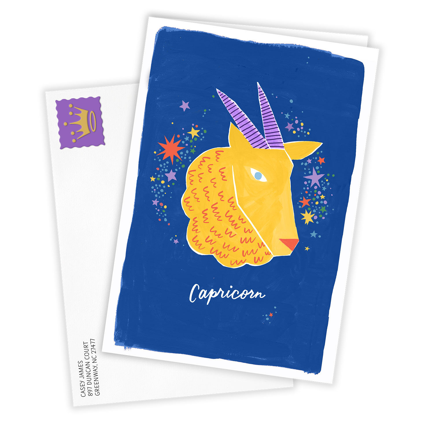 4106-bold-and-bright-capricorn-zodiac-custom-card-2.jpg Bold and Bright Capricorn Zodiac Custom Card