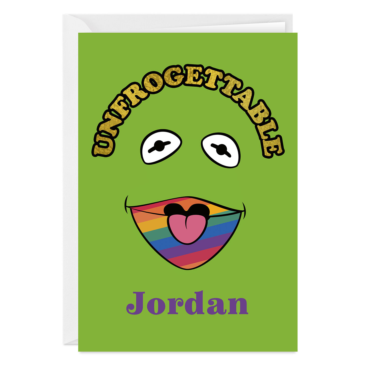 Disney The Muppets Unfrogettable Custom Pride Card