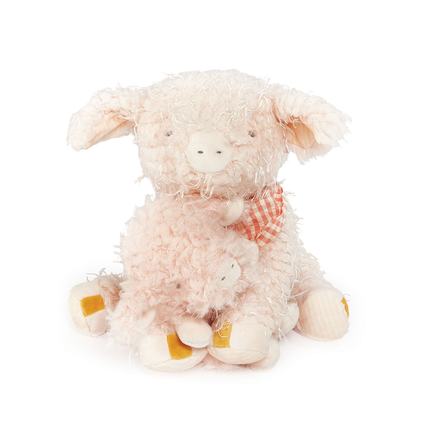 Bunnies by the Bay Hammie Pig With Piglet Stuffed Animals, Set of 2