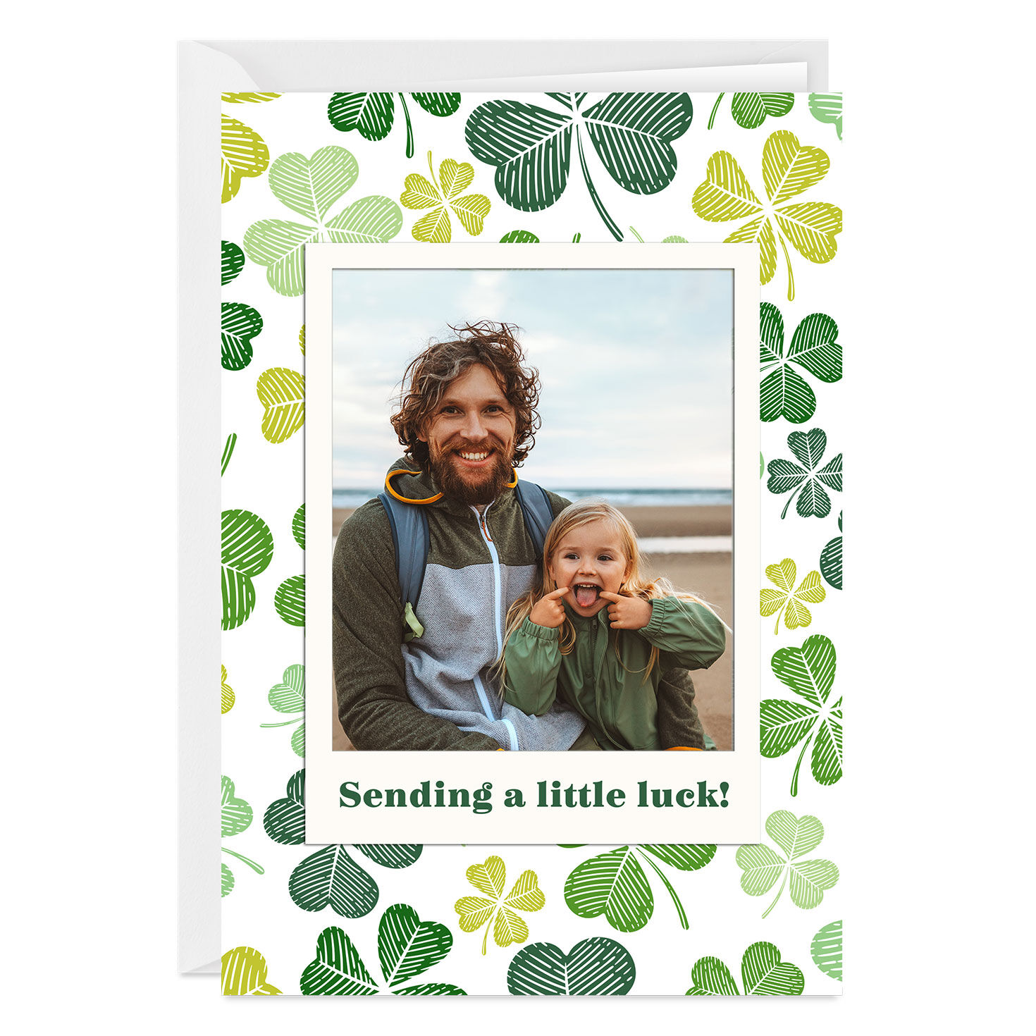 4267-sending-luck-and-love-custom-st-patrick-s-day-card-1.jpg Sending Luck and Love Custom St. Patrick's Day Card