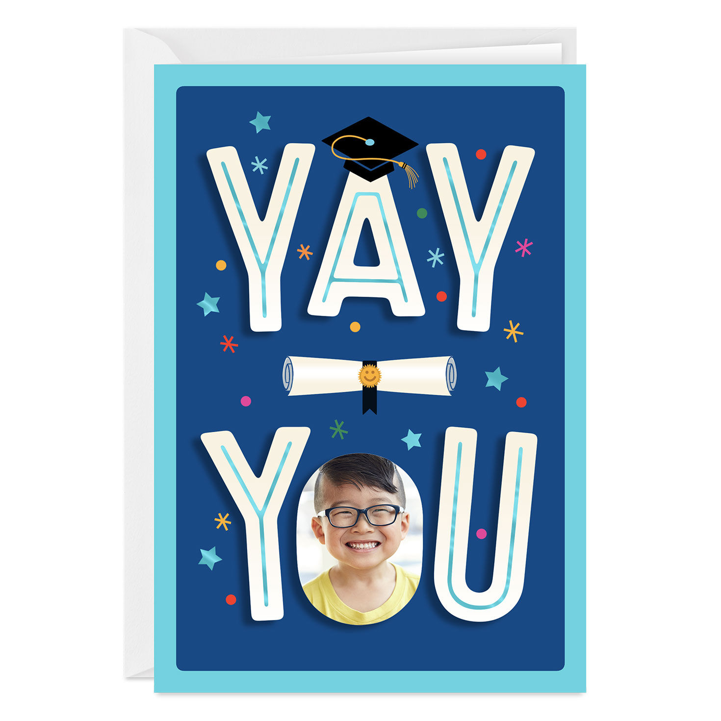 Yay You Custom Graduation Card