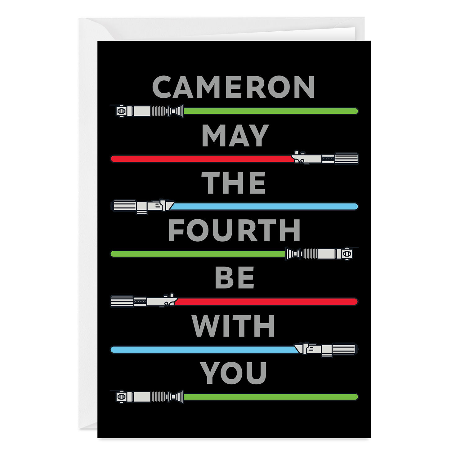 Star Wars™ May the Fourth Custom Card