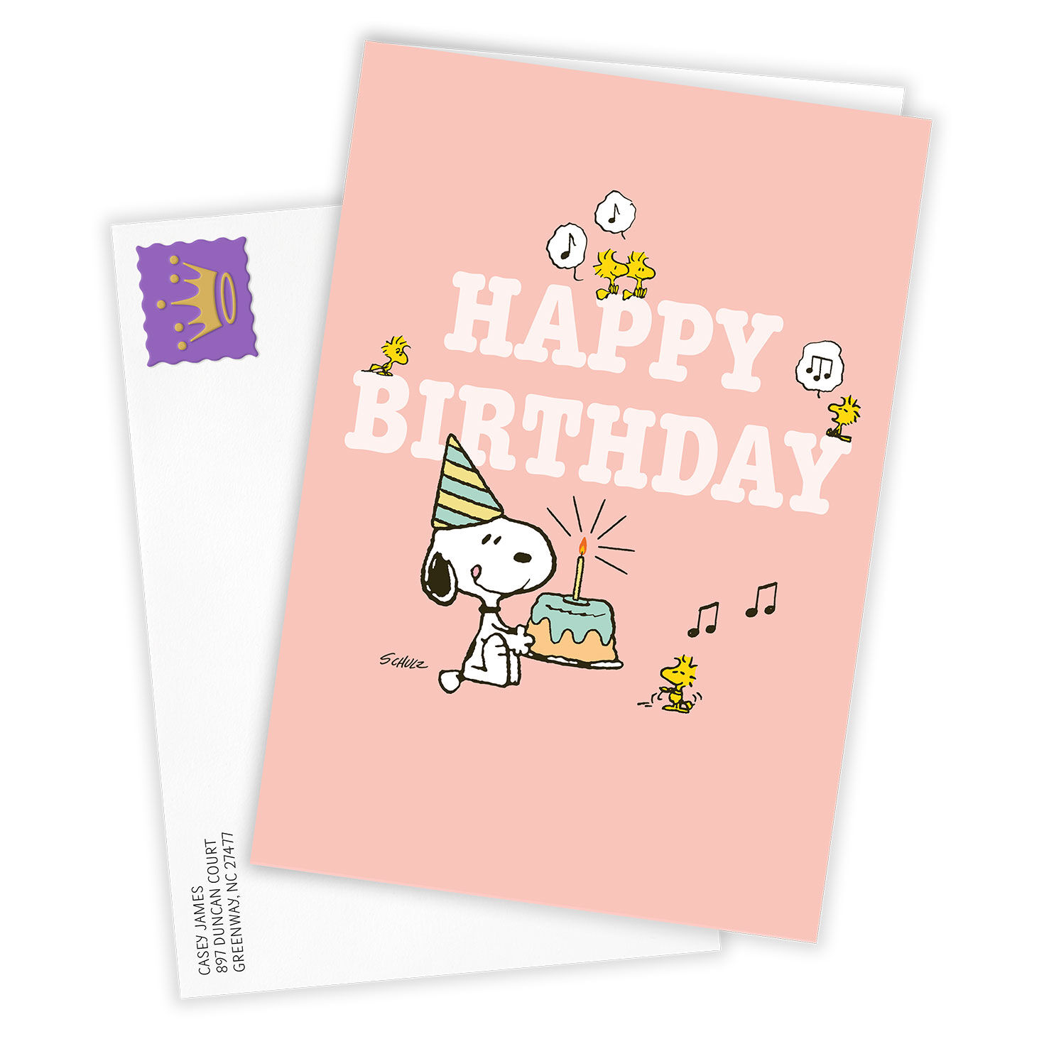 4390-peanuts-cute-snoopy-party-custom-birthday-card-2.jpg Peanuts® Cute Snoopy Party Custom Birthday Card