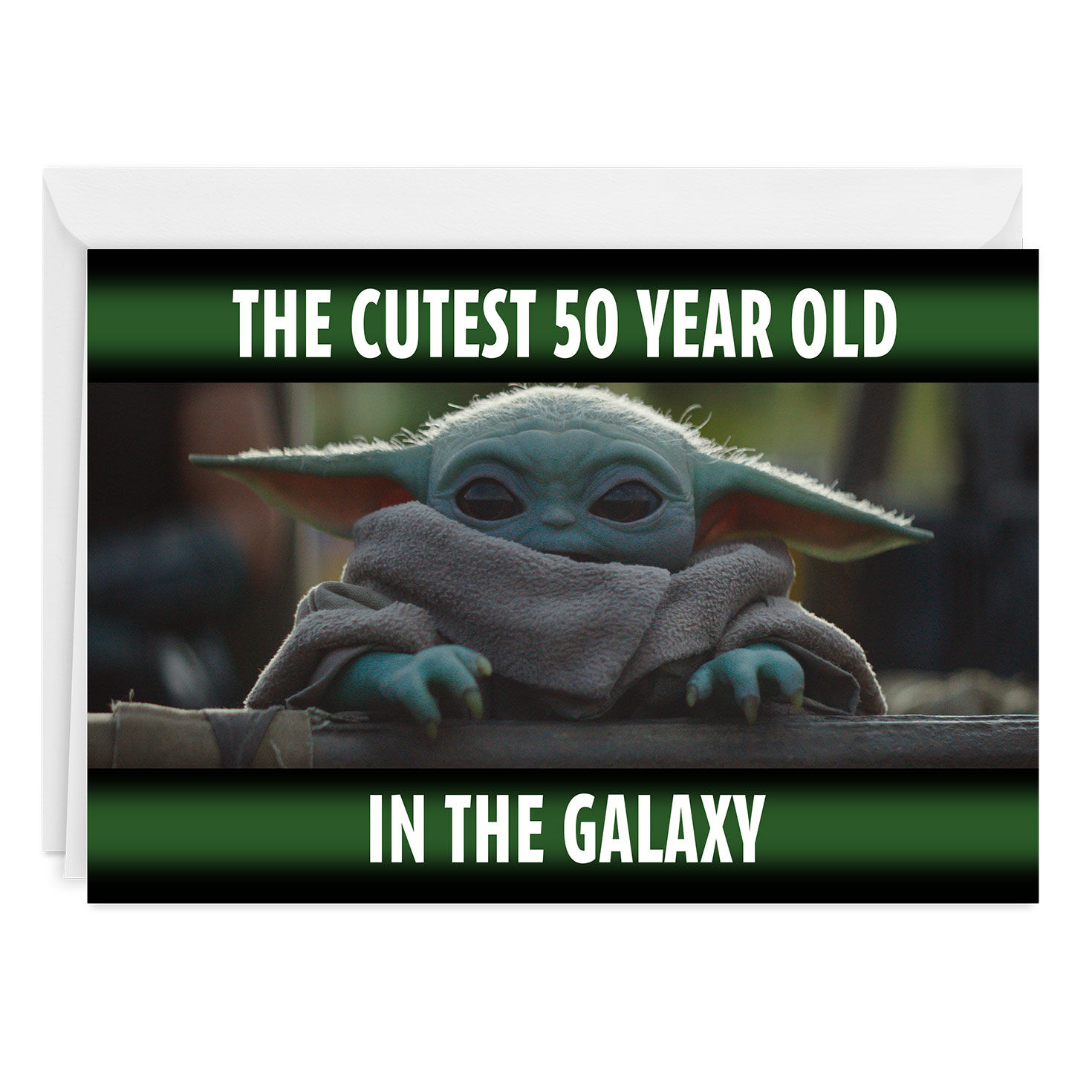 Star Wars: The Mandalorian™ Cutest in the Galaxy Custom Birthday Card