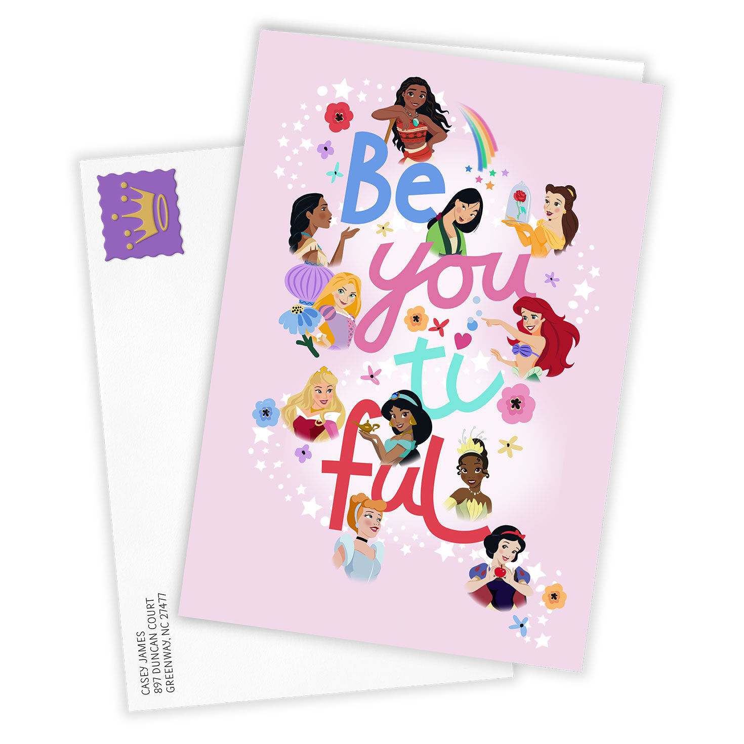 4421-disney-princess-be-you-tiful-custom-encouragement-card-2.jpg Disney Princess Be-you-tiful Custom Encouragement Card