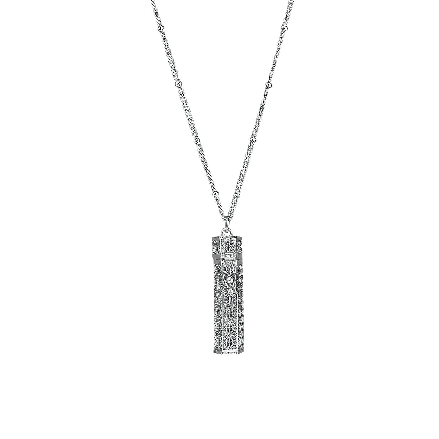 Alexa's Angels But First, Pray Silver Pendant Necklace