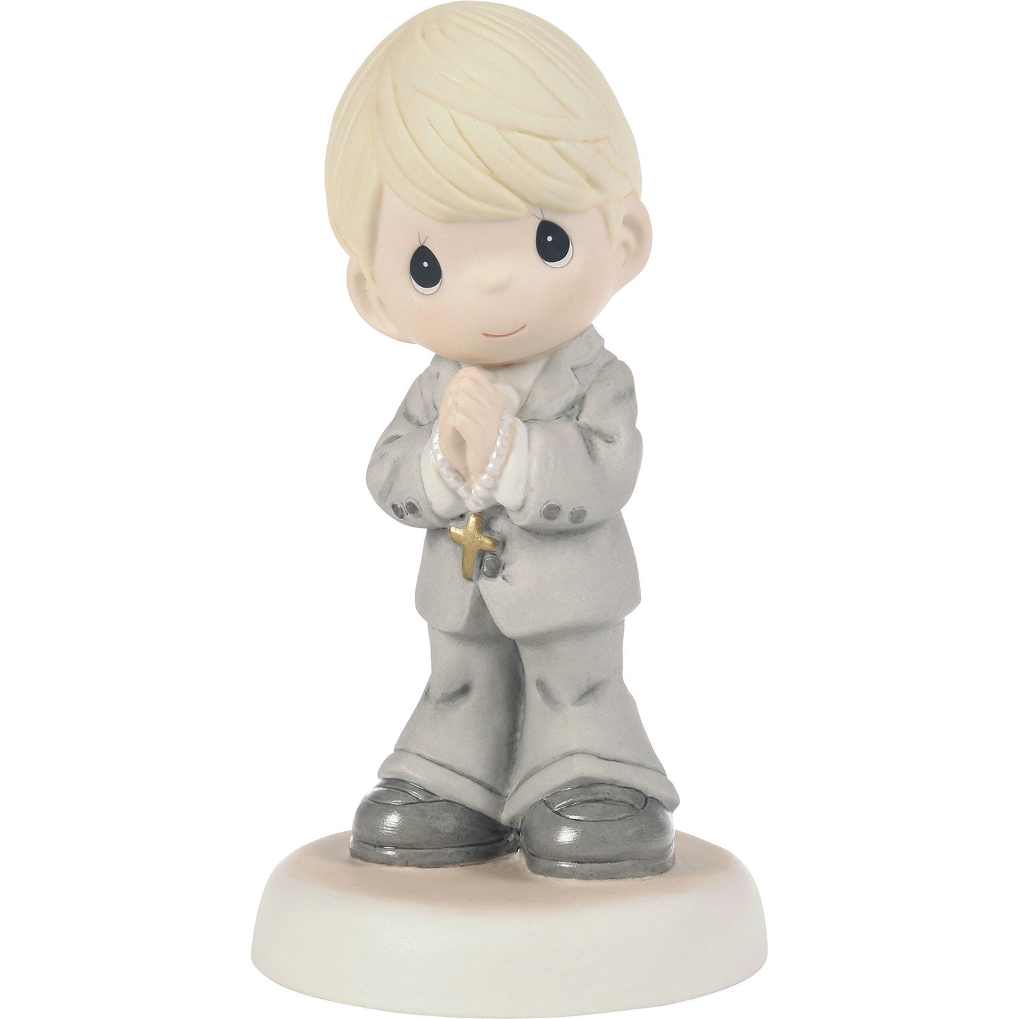 Precious Moments My First Communion Blonde Boy Figurine, 5.1"