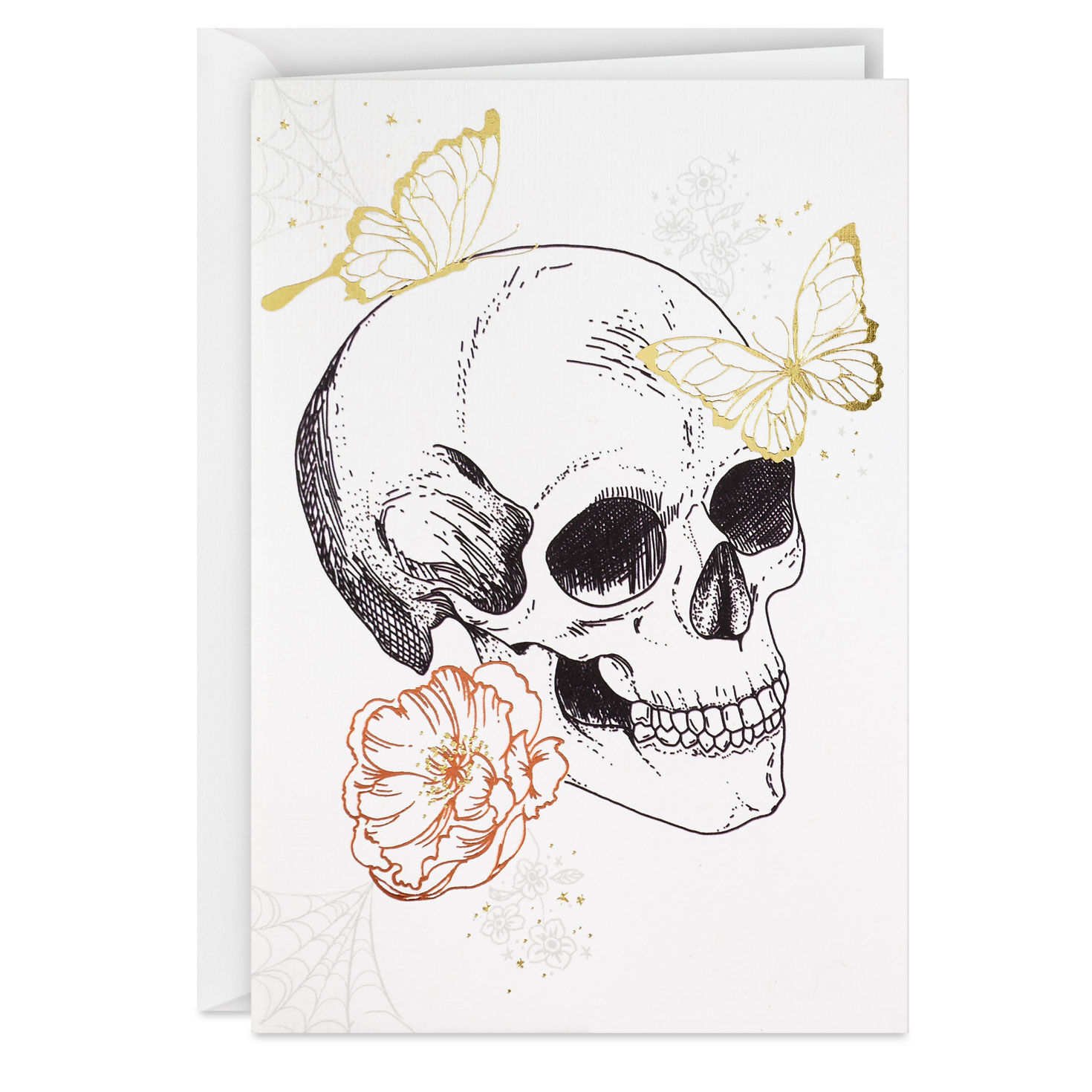 Love You From My Skull to My Soul Halloween Card