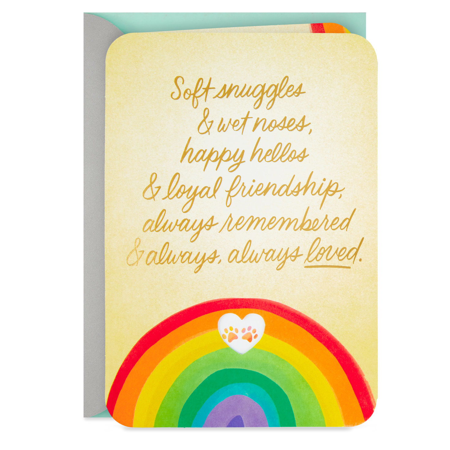 4669-always-remembered-always-loved-sympathy-card-for-loss-of-dog-1.jpg Always Remembered, Always Loved Sympathy Card for Loss of Dog
