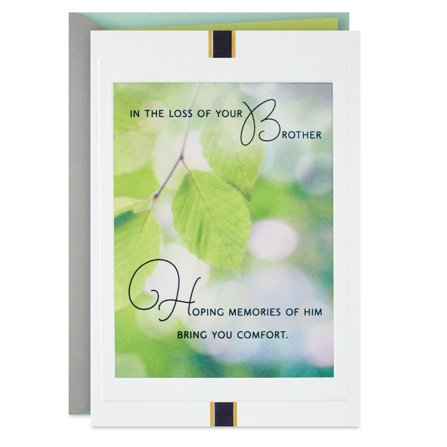 Memories Bring Comfort Sympathy Card for Loss of Brother