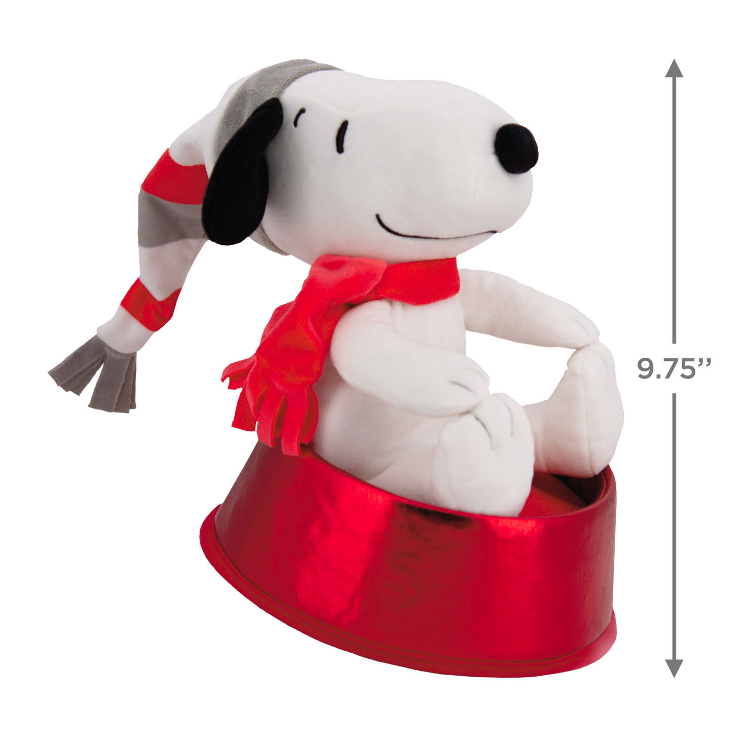 4912-peanuts-plush-fabric-hallmark-tree-topper-9-75--2.jpg Peanuts® Plush Fabric Hallmark Tree Topper, 9.75"