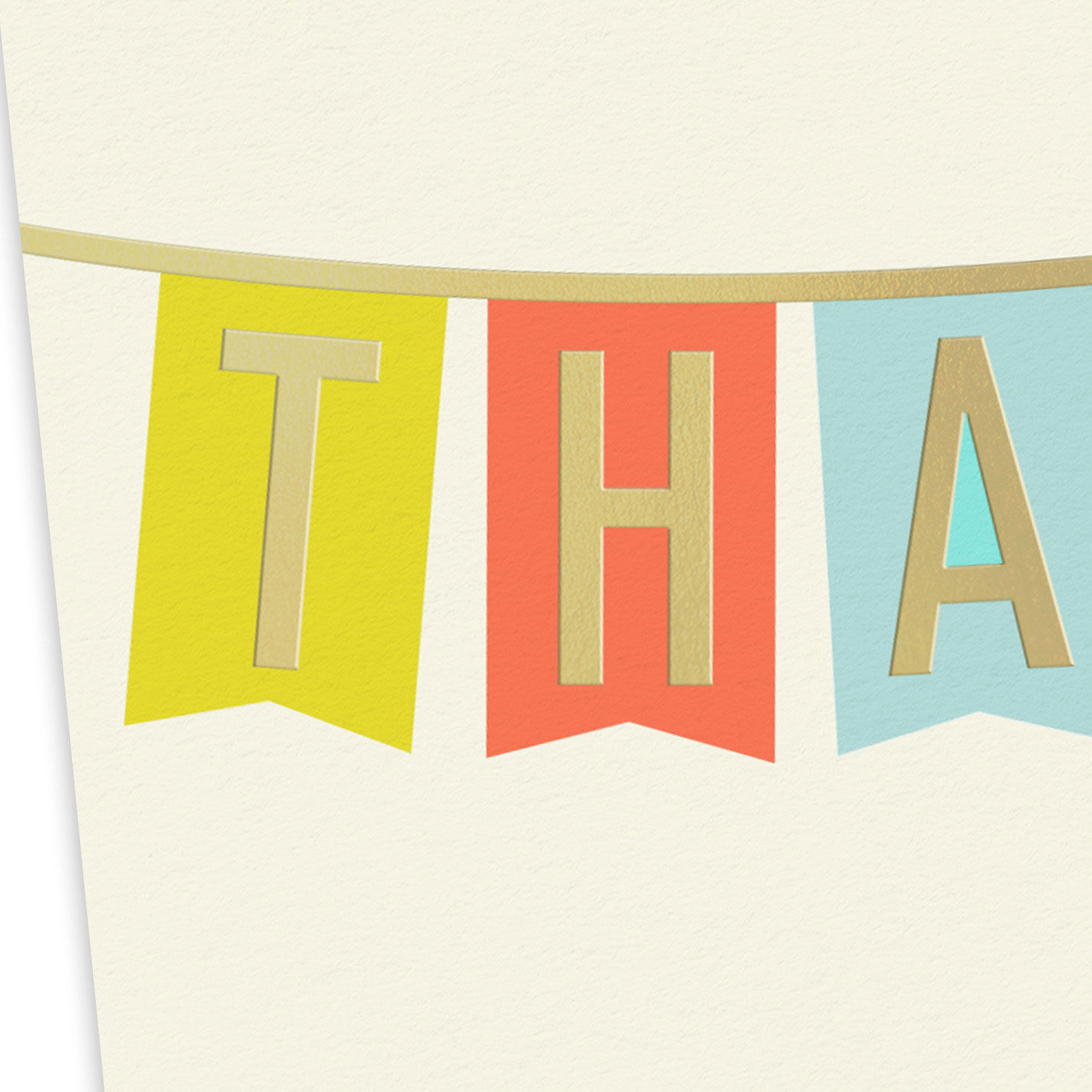 5265-colorful-pennant-banner-blank-thank-you-notes-pack-of-10-4.jpg Colorful Pennant Banner Blank Thank You Notes, Pack of 10