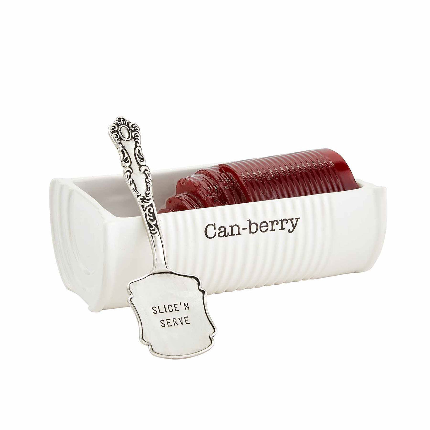 Mud Pie Can-Berry Dish With Spatula, Set of 2