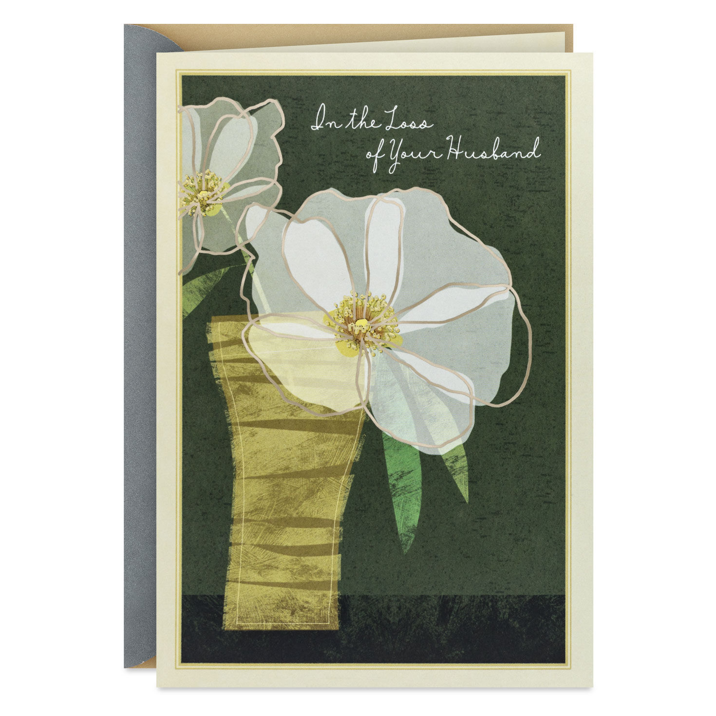 Sending Extra Love and Grace Sympathy Card for Loss of Husband