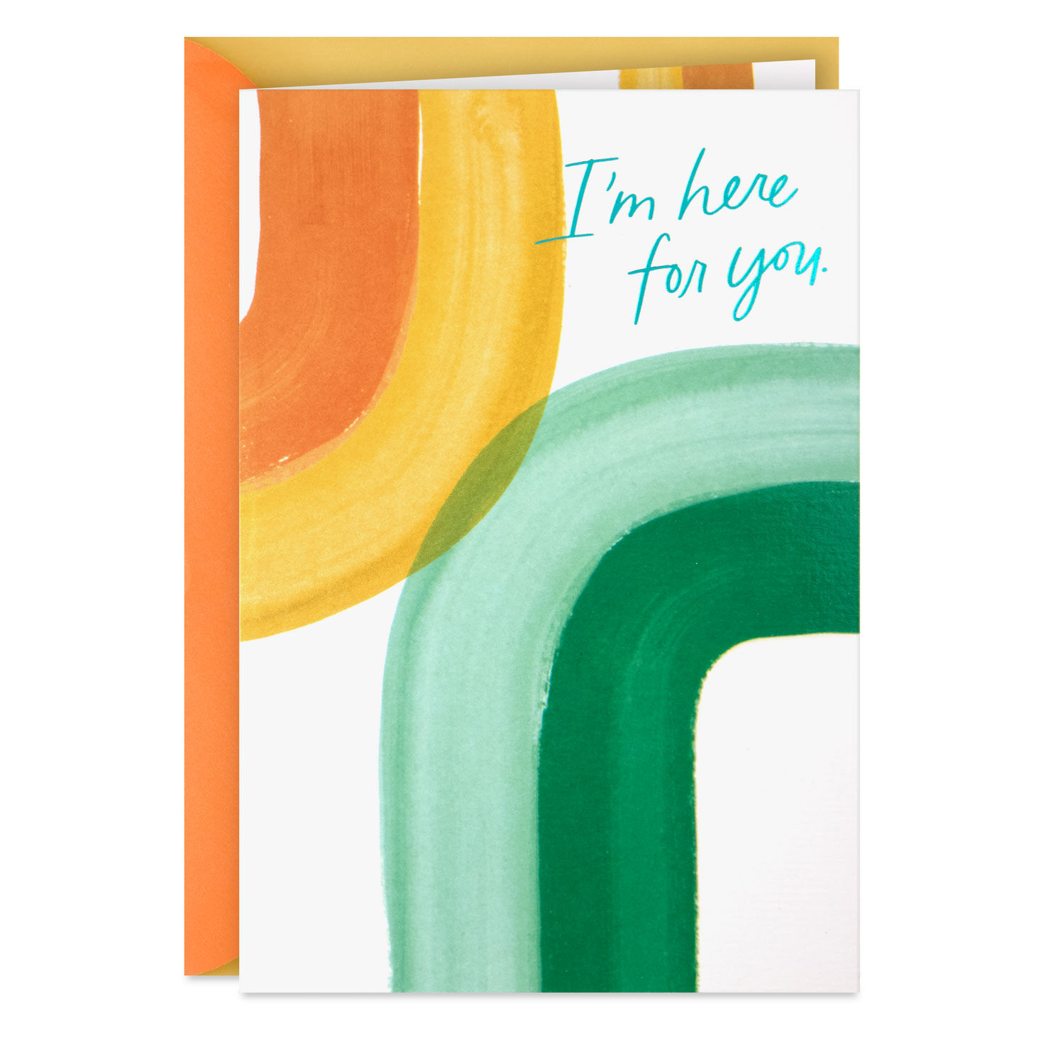 I'm Right Here With You Encouragement Card
