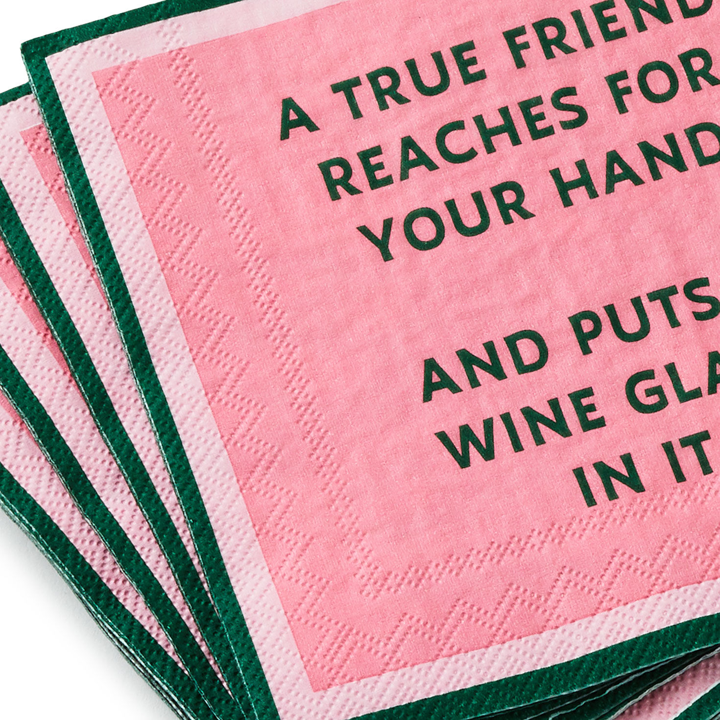 Drinks on Me True Friend Funny Party Napkins, Pack of 20