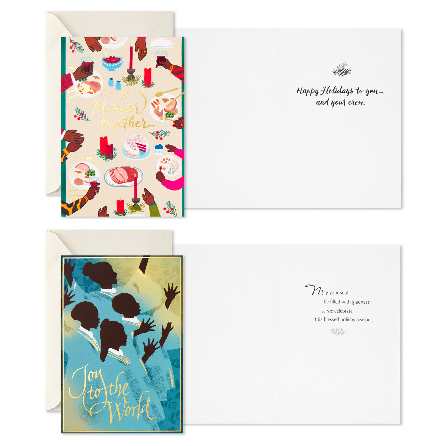 Blessed and Joyous Assortment Boxed Christmas Cards, Pack of 12