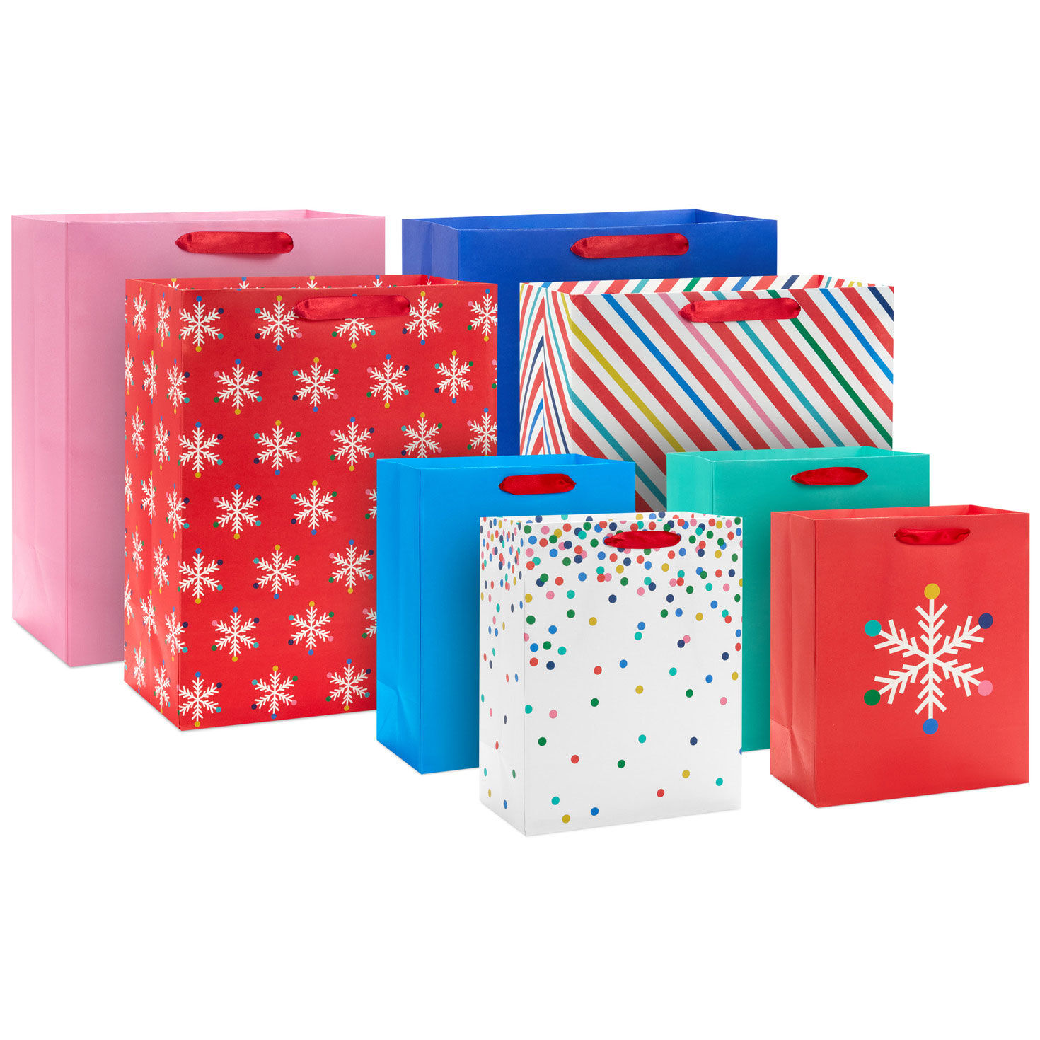 Bright Holiday 8-Pack Assorted Gift Bag Bundle
