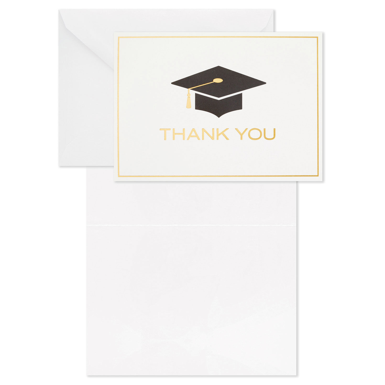 5724-mortarboard-blank-graduation-thank-you-notes-pack-of-40-2.jpg Mortarboard Blank Graduation Thank-You Notes, Pack of 40
