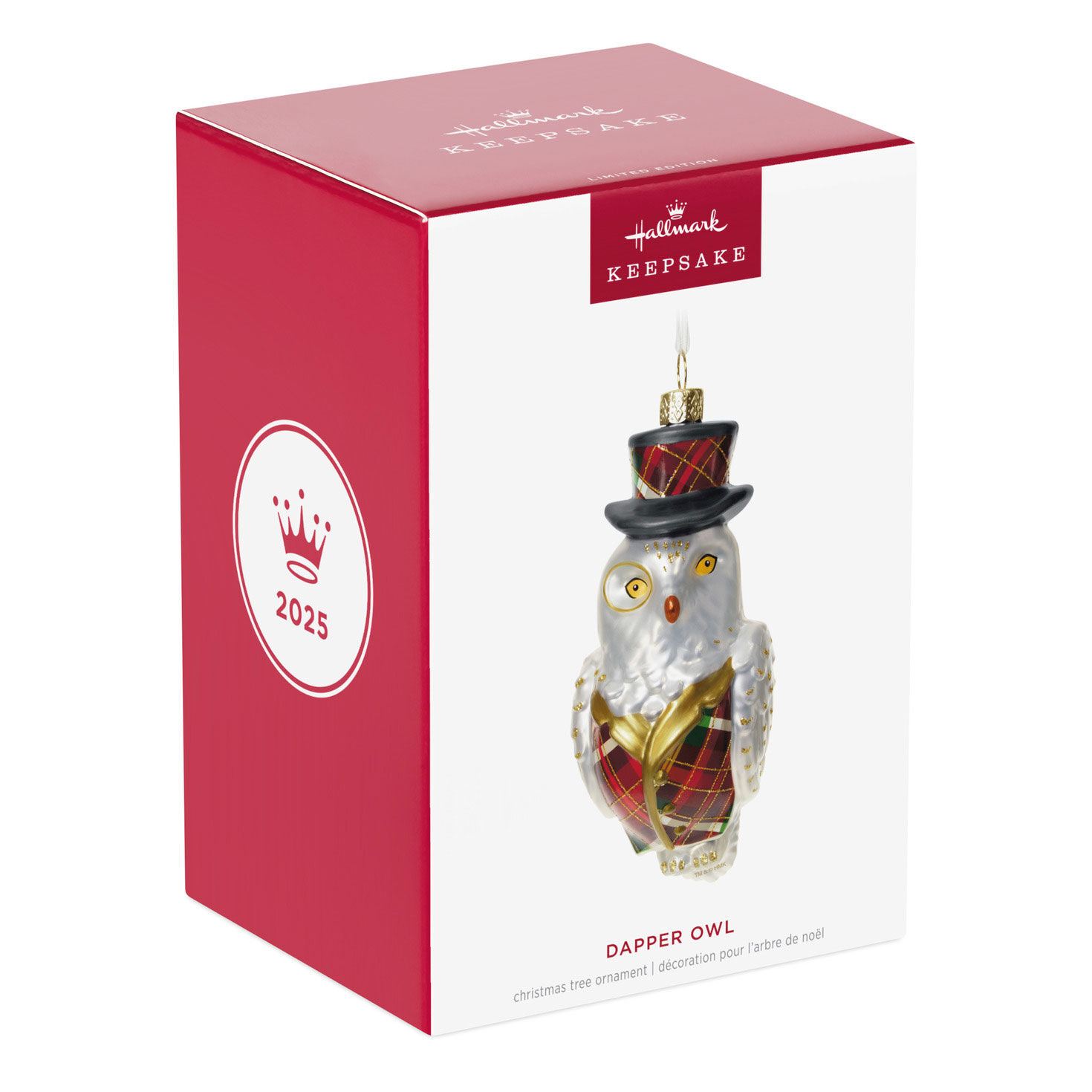 6022-dapper-owl-glass-ornament-7.jpg Dapper Owl Glass Ornament