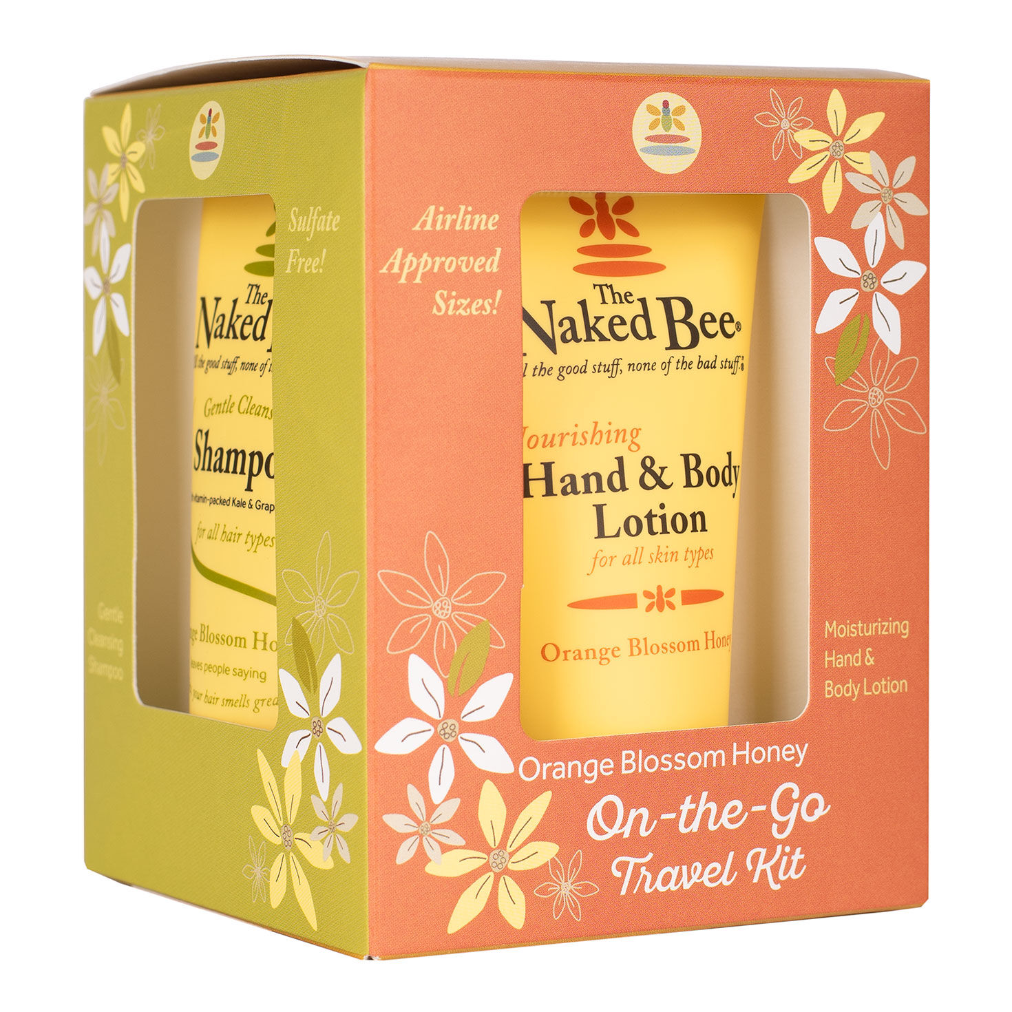 The Naked Bee Orange Blossom Honey On-the-Go Travel Kit