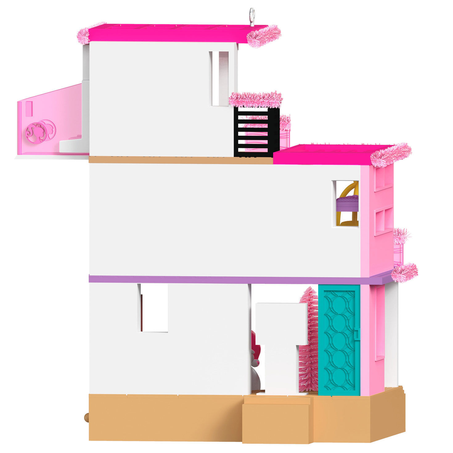 6162-barbie-merriest-dreamhouse-musical-ornament-with-light-6.jpg Barbie™ Merriest Dreamhouse™ Musical Ornament With Light