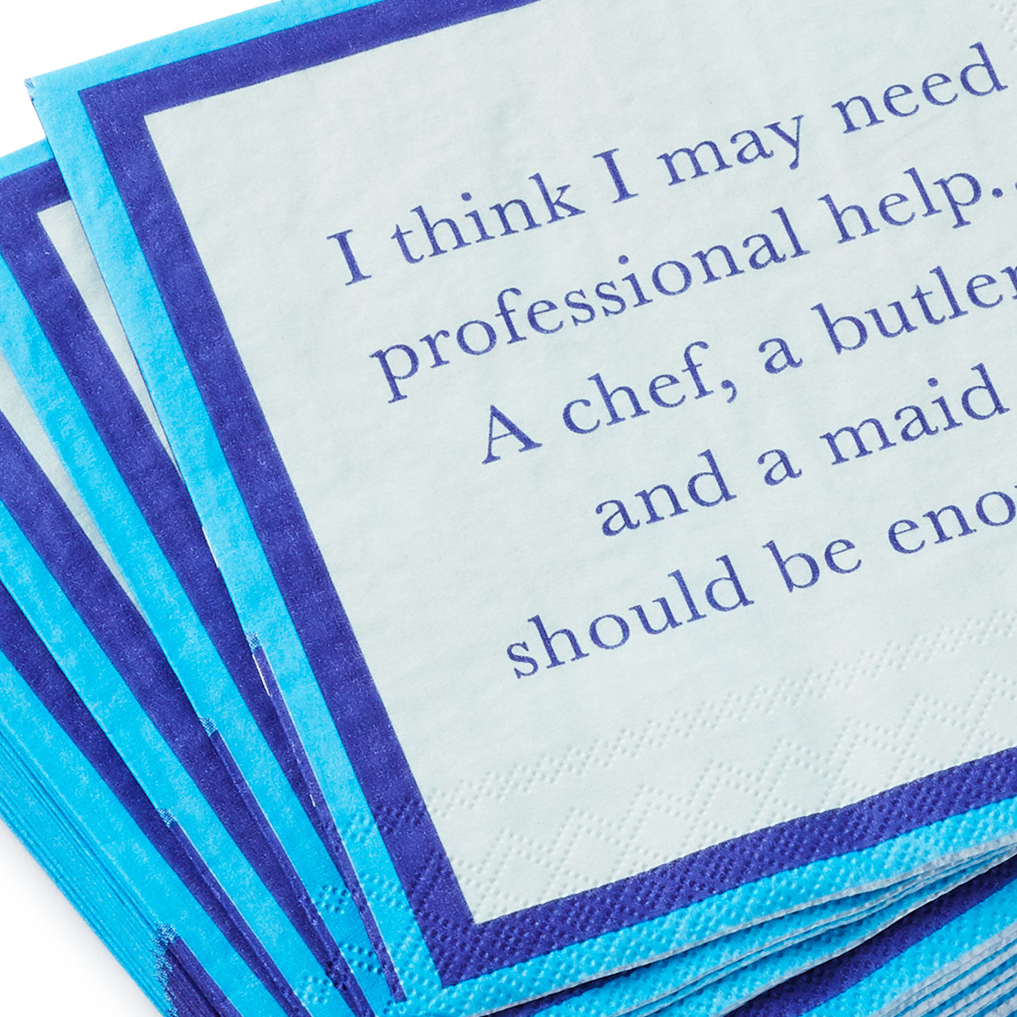 Drinks on Me DOB Funny Party Napkins, Pack of 20