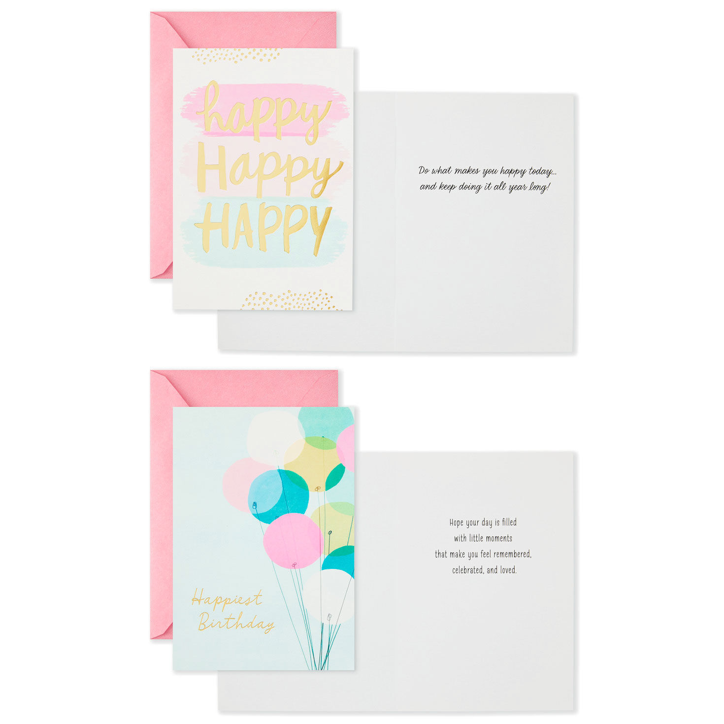 6294-assorted-pretty-pink-and-aqua-boxed-birthday-cards-pack-of-16-3.jpg Assorted Pretty Pink and Aqua Boxed Birthday Cards, Pack of 16