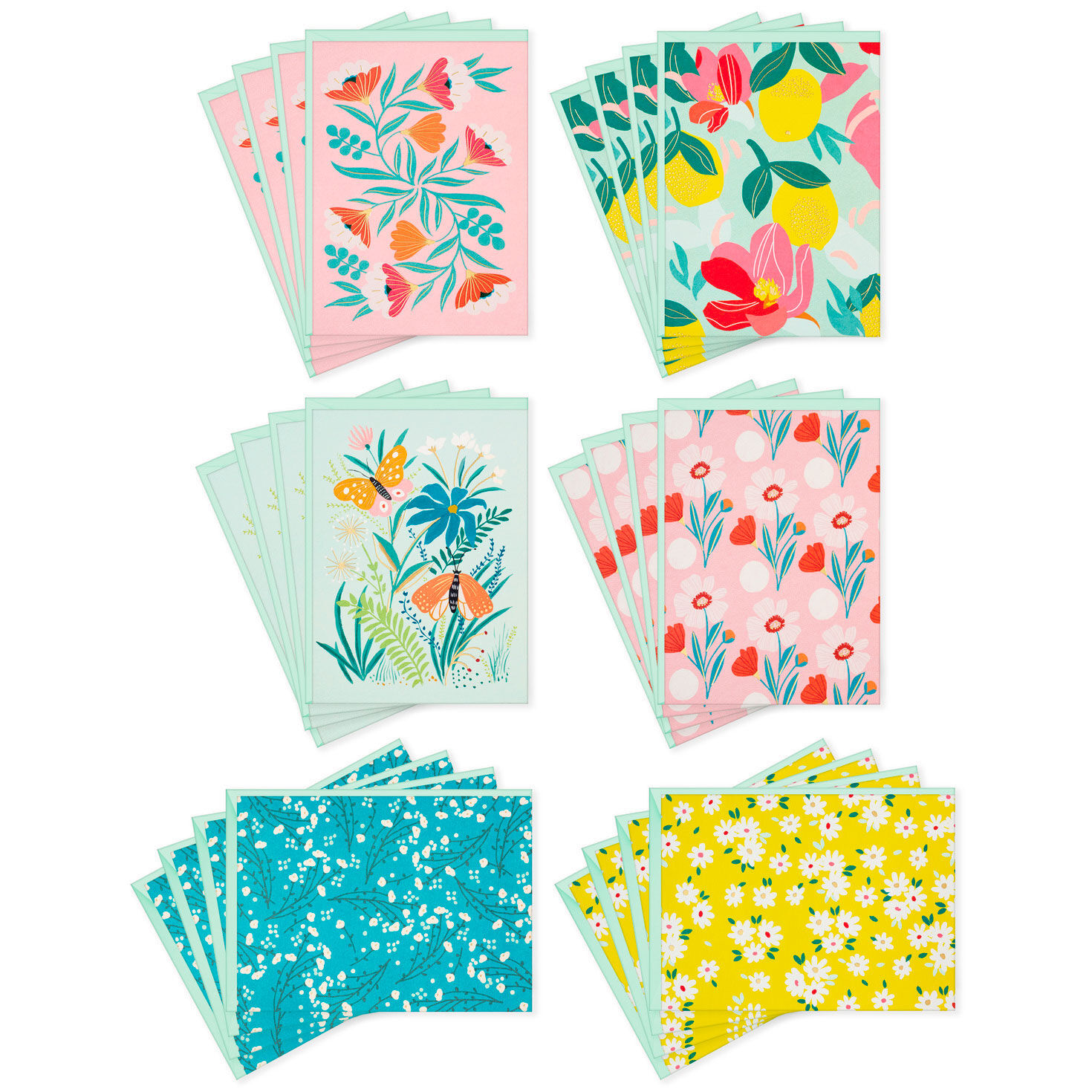6310-floral-motif-boxed-blank-notes-assortment-pack-of-24-1.jpg Floral Motif Boxed Blank Notes Assortment, Pack of 24