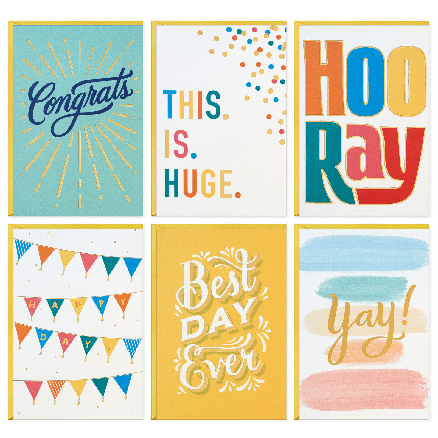 Inspired Modern Boxed Assorted Congratulations Cards, Pack of 24