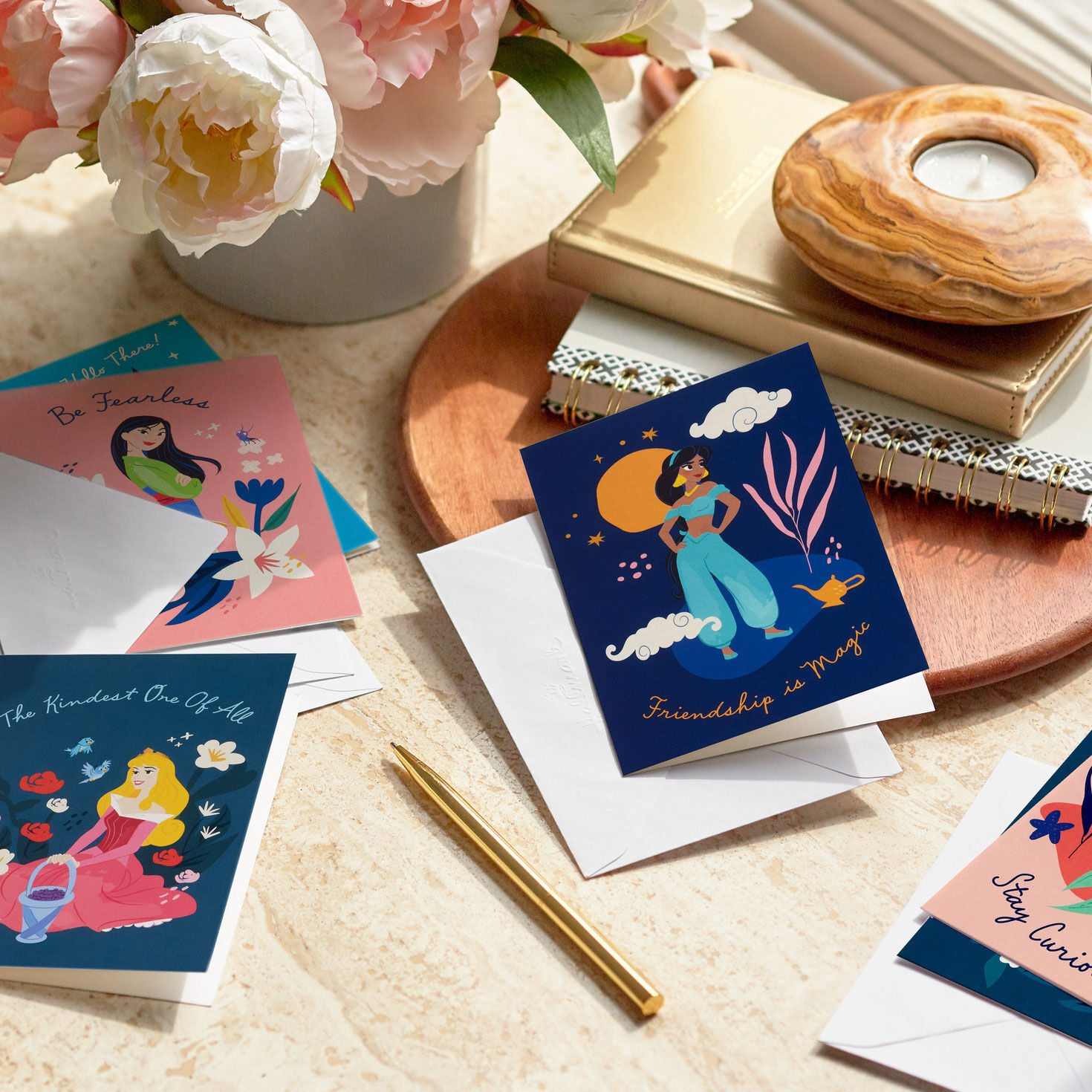 6346-disney-princess-hellos-assorted-blank-note-cards-pack-of-24-5.jpg Disney Princess Hellos Assorted Blank Note Cards, Pack of 24