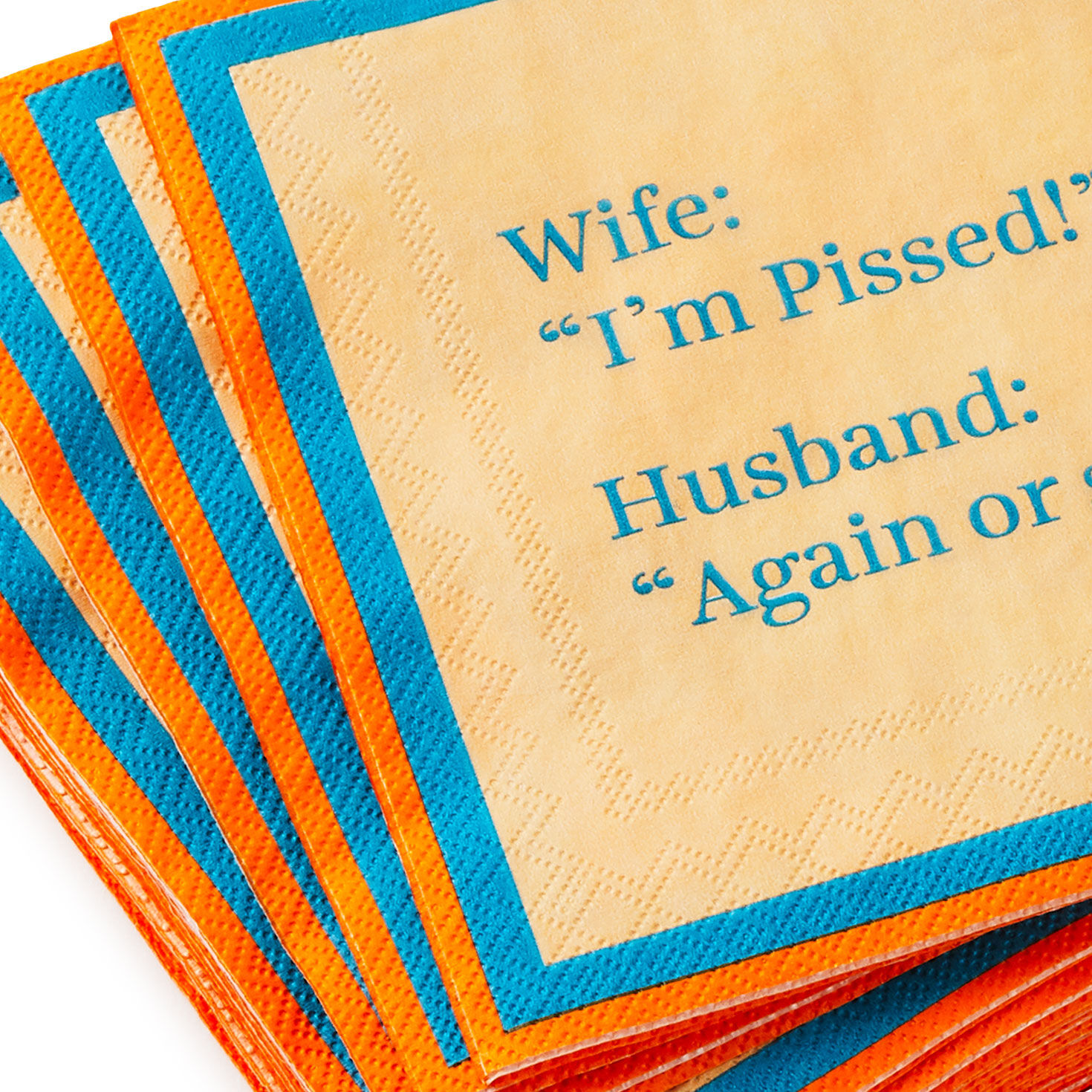 Drinks on Me Pissed Funny Party Napkins, Pack of 20