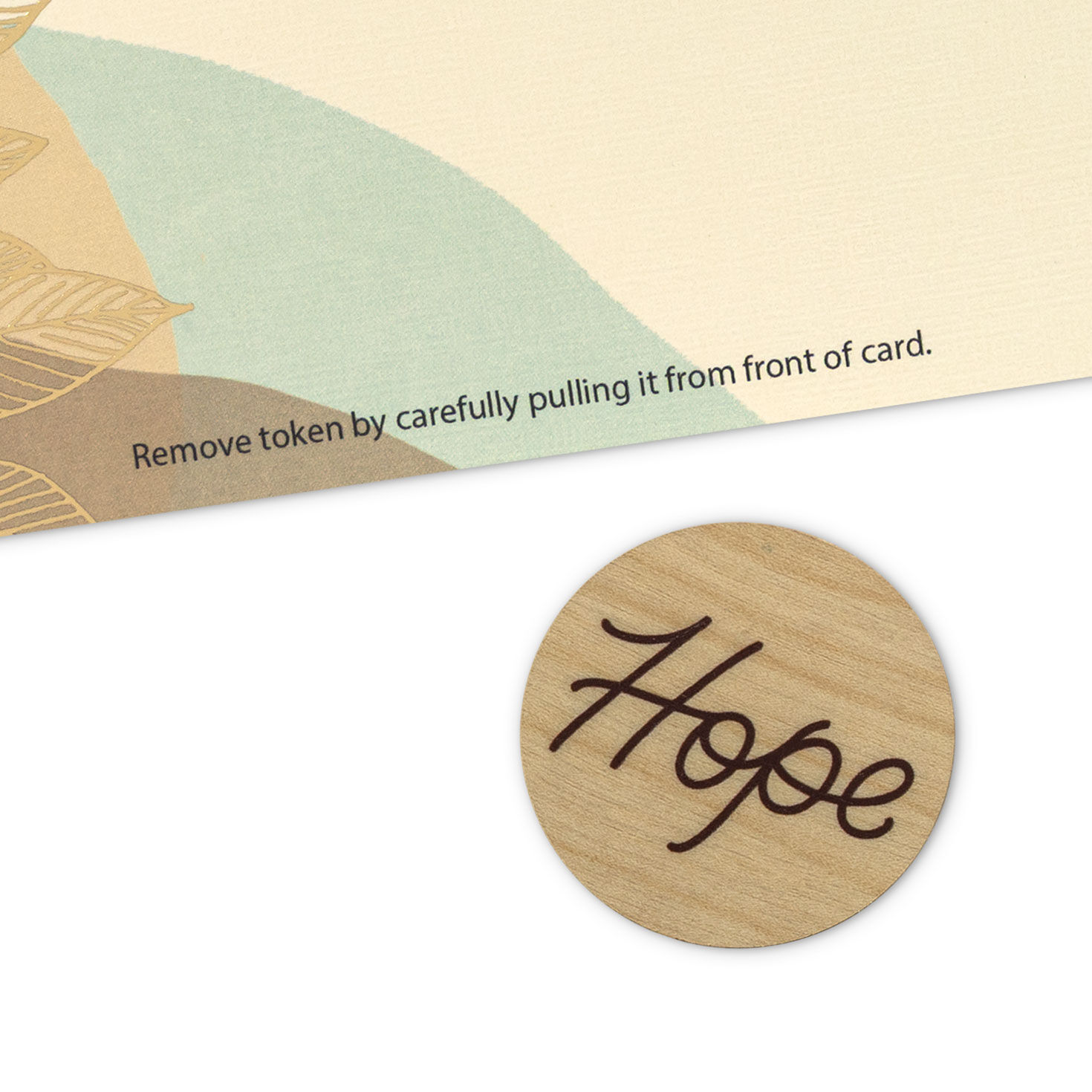 6576-love-peace-and-hope-encouragement-card-with-wooden-token-6.jpg Love, Peace and Hope Encouragement Card With Wooden Token