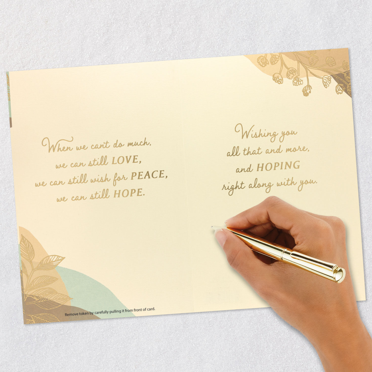 6576-love-peace-and-hope-encouragement-card-with-wooden-token-8.jpg Love, Peace and Hope Encouragement Card With Wooden Token
