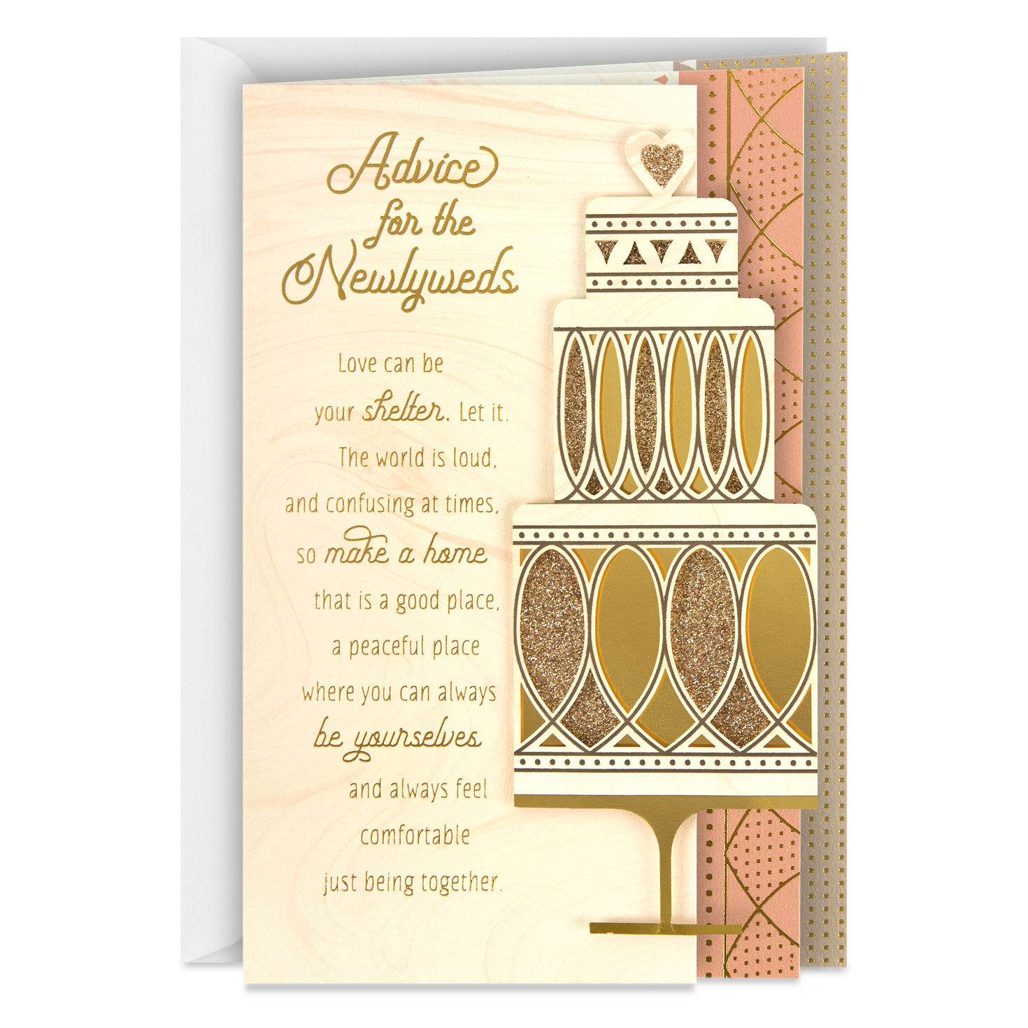 Advice for the Newlyweds Wedding Card