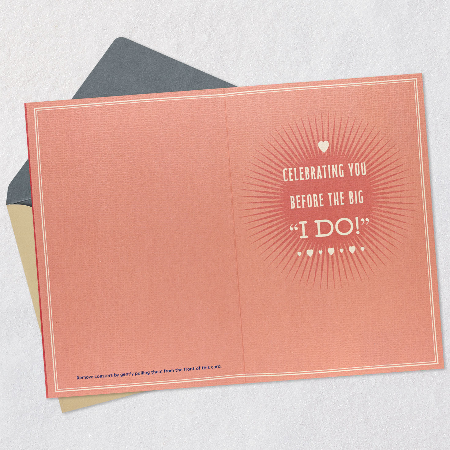 6593-sip-sip-hooray-bridal-shower-card-with-coasters-3.jpg Sip, Sip, Hooray Bridal Shower Card With Coasters