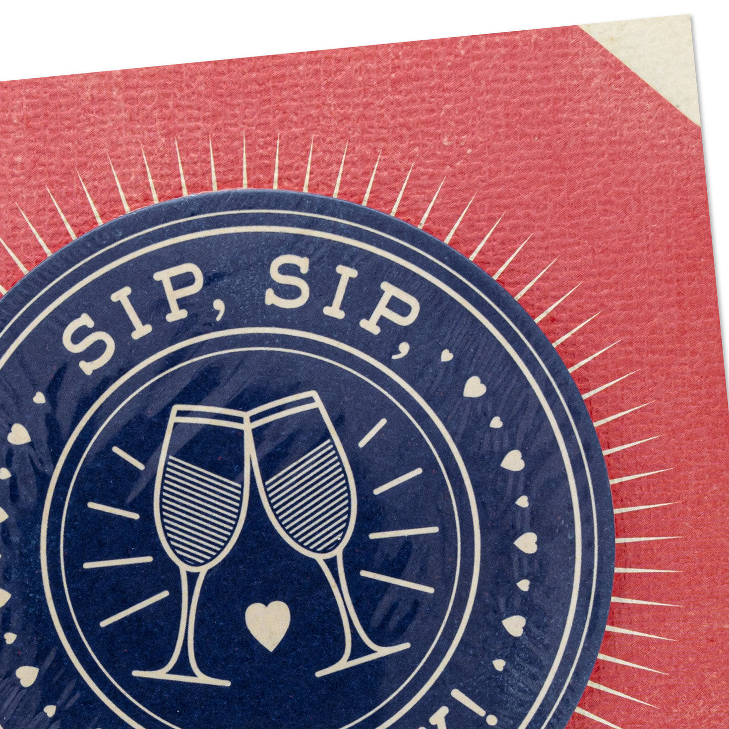 6593-sip-sip-hooray-bridal-shower-card-with-coasters-4.jpg Sip, Sip, Hooray Bridal Shower Card With Coasters